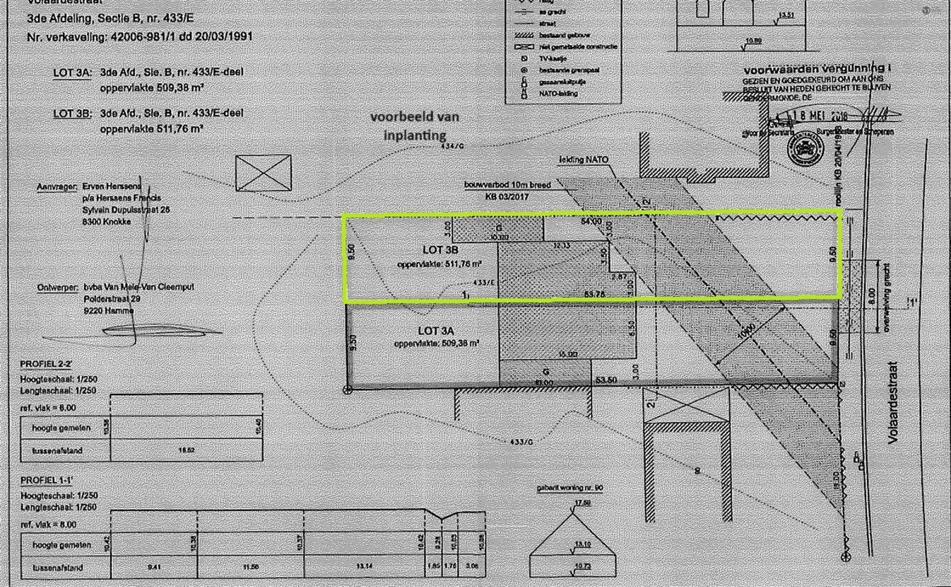 Gunstig gelegen bouwgrond voor HOB van 512m².  foto 5