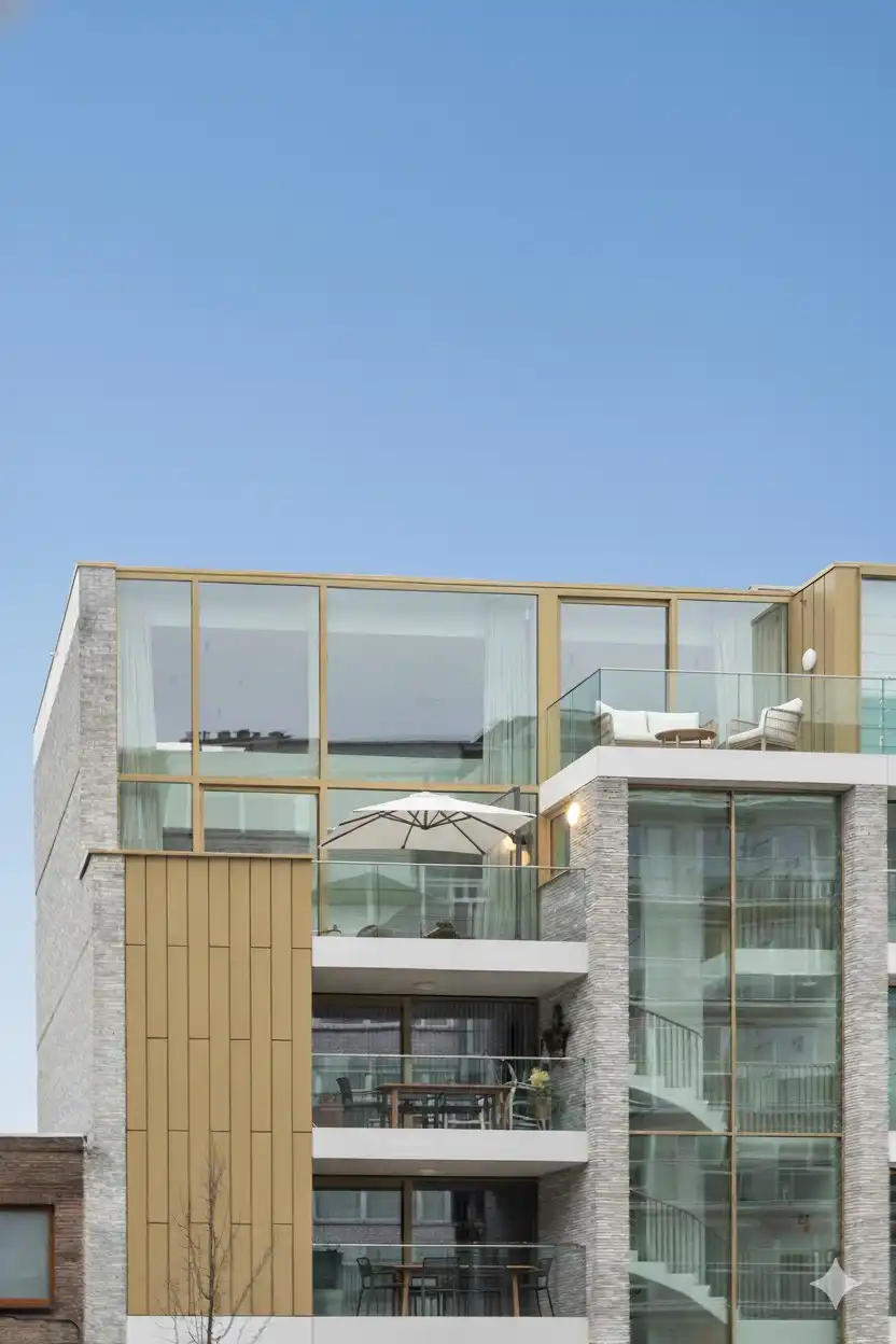 LUXUEUS PENTHOUSE 161M² MET 2SLK IN CENTRUM TONGEREN. foto {{pictureIndex}}