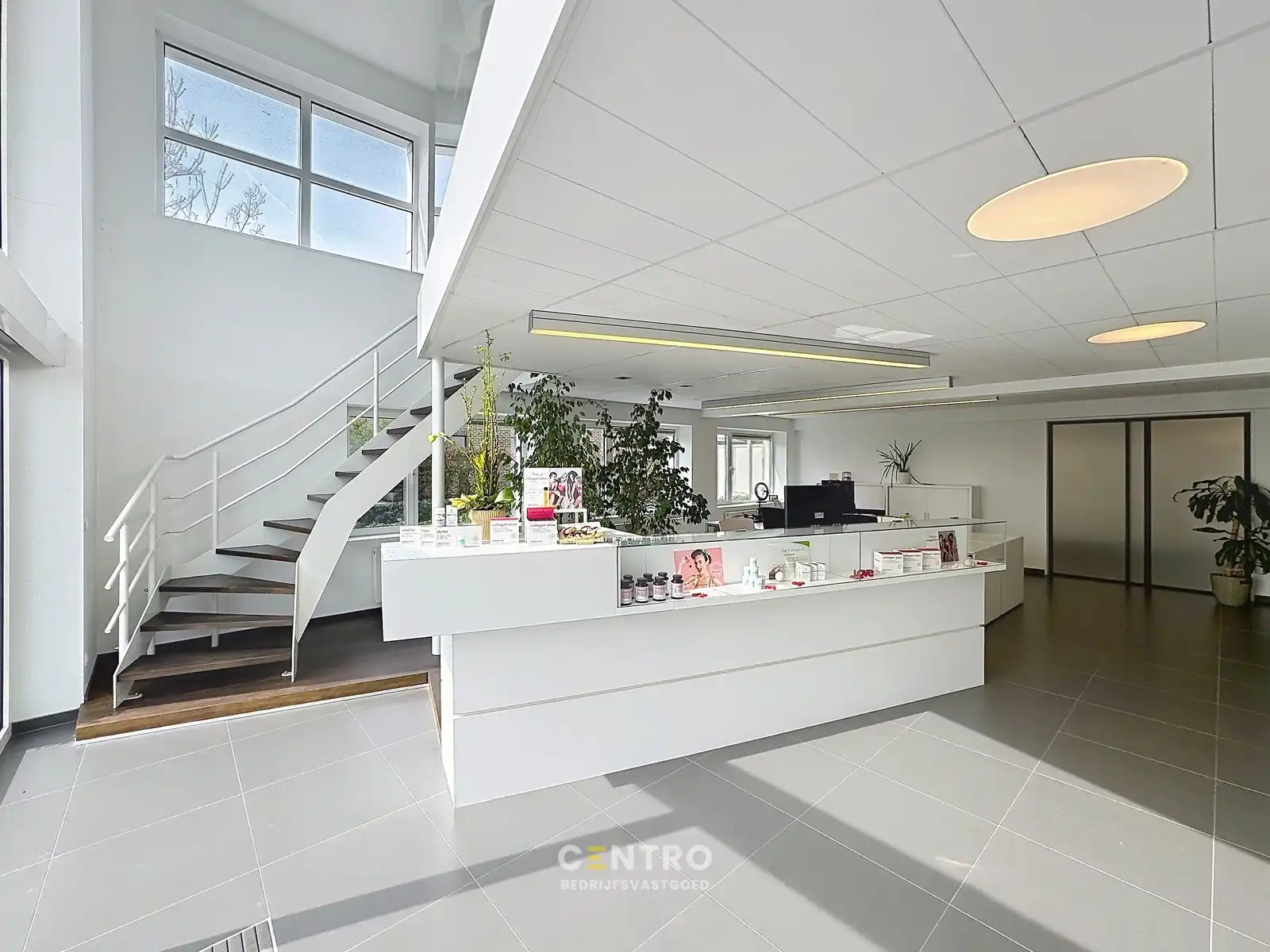 Modern en instapklaar WOON-WERKPAND met professionele ruimten, lichtrijk & ruim APPARTEMENT met zonneterras en aangelegde tuin. foto 3