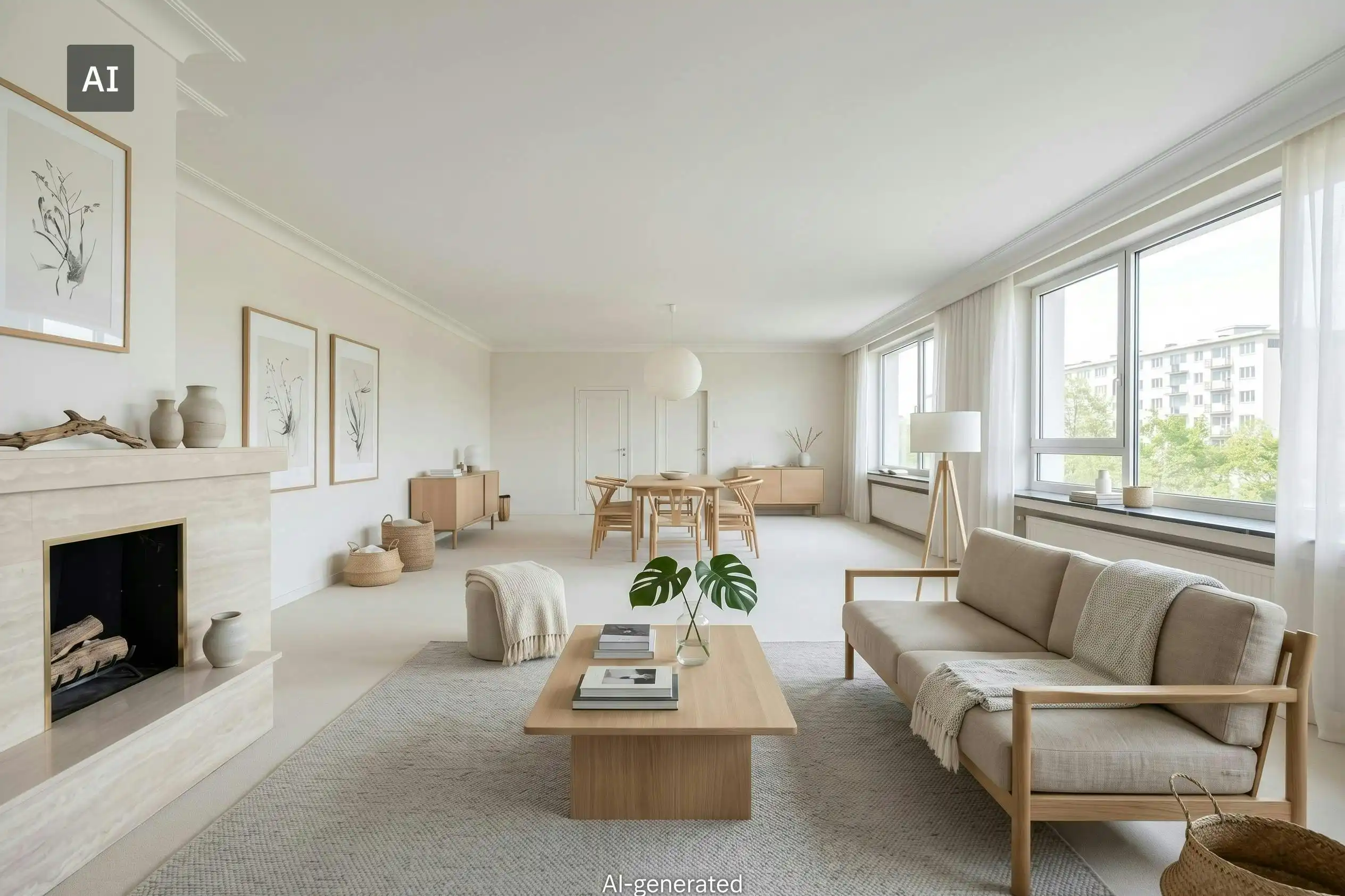 Zeer ruim en uniek appartement (214m²) te koop Linkeroever foto 2