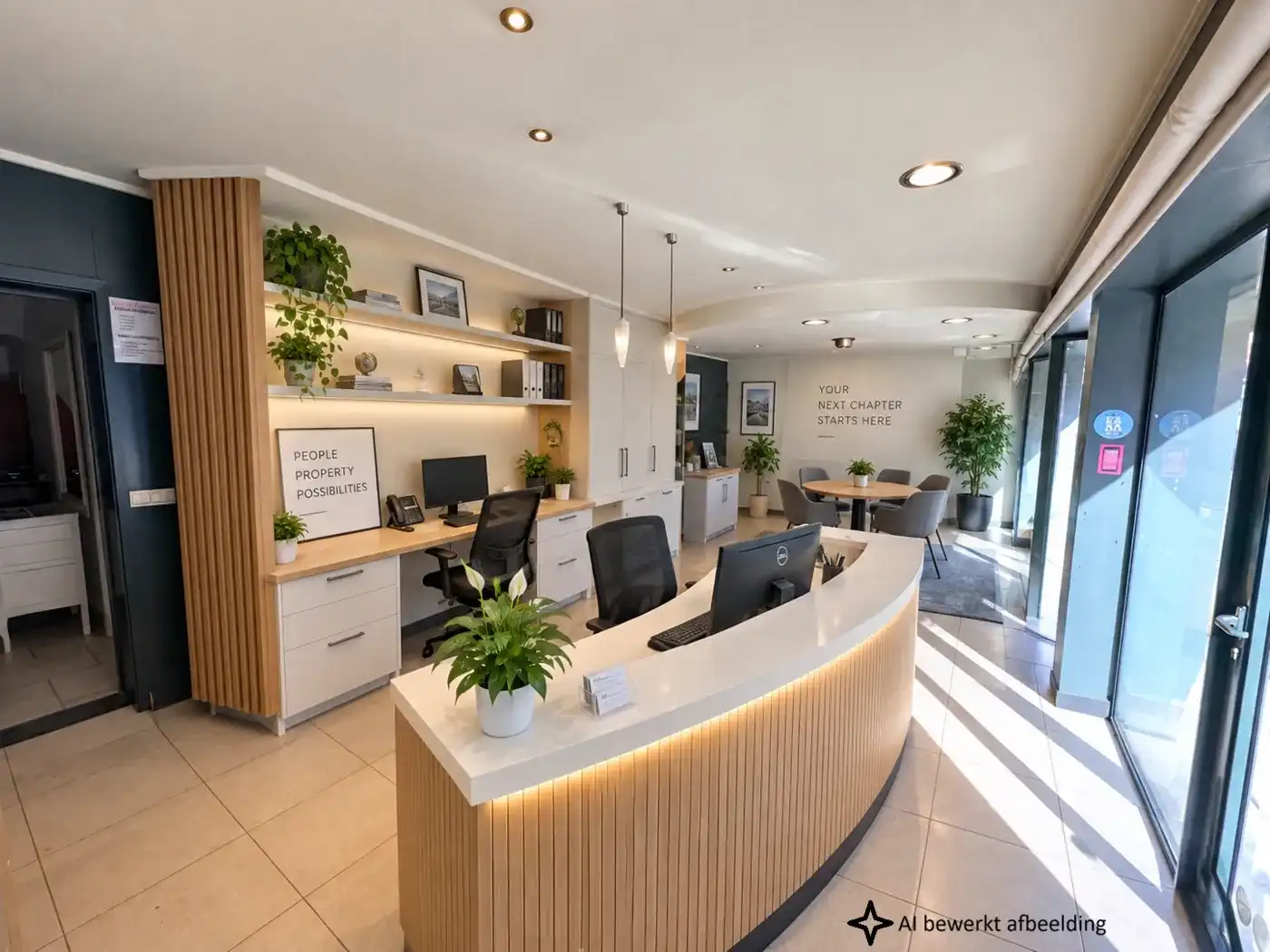 Ruim Handelspand met atelier en grote woonst met prachtige tuin in Wevelgem foto 3