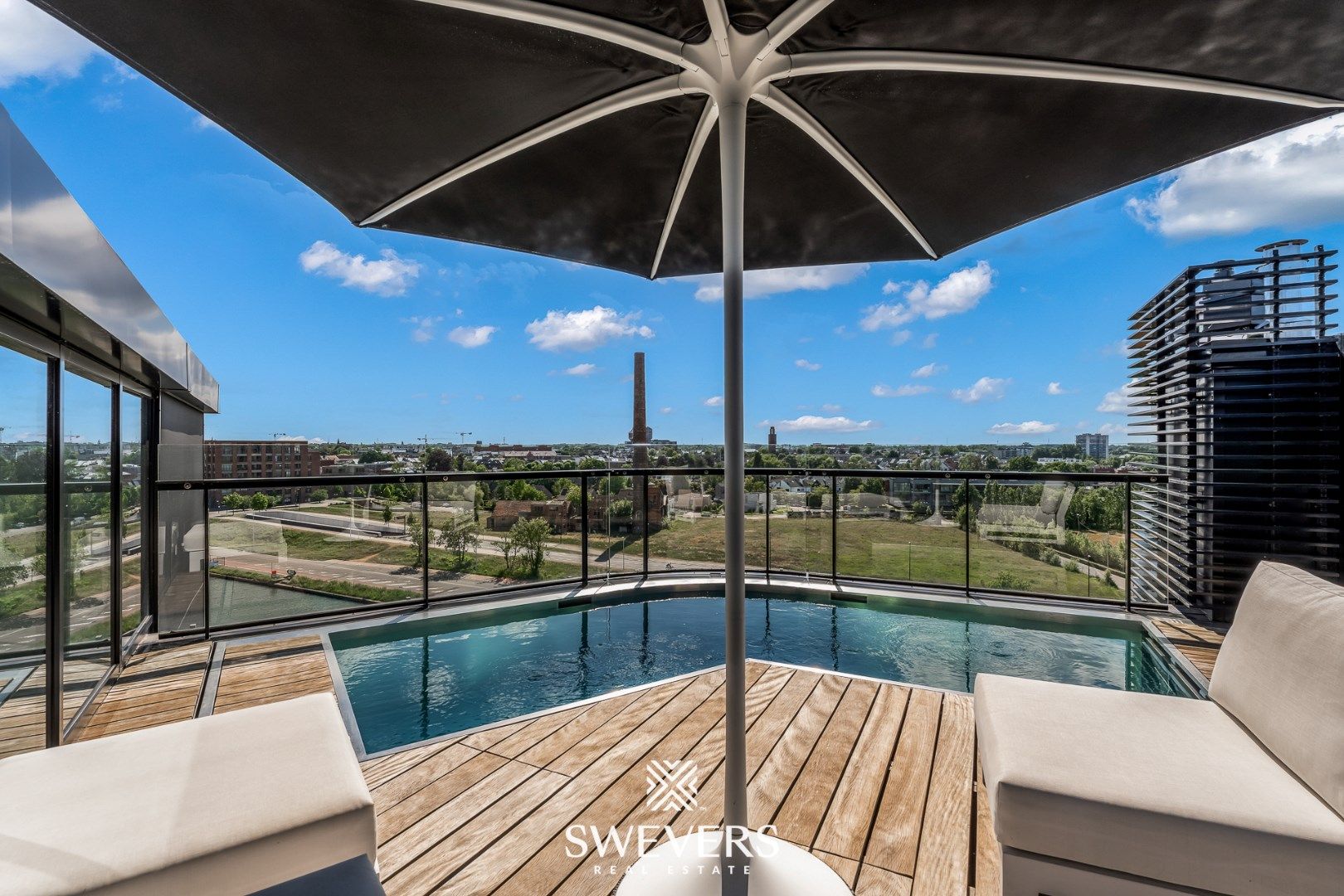 Exclusief penthouse ( 197 m2) met ruim terras ( 187 m2 ) en zwembad in residentie Zuidzicht te Hasselt foto 25