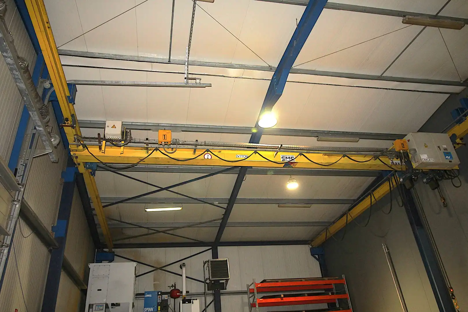  te huur Maldegem | ruime werkplaats of opslagruimte met rolbruggen 600+200m² foto 13