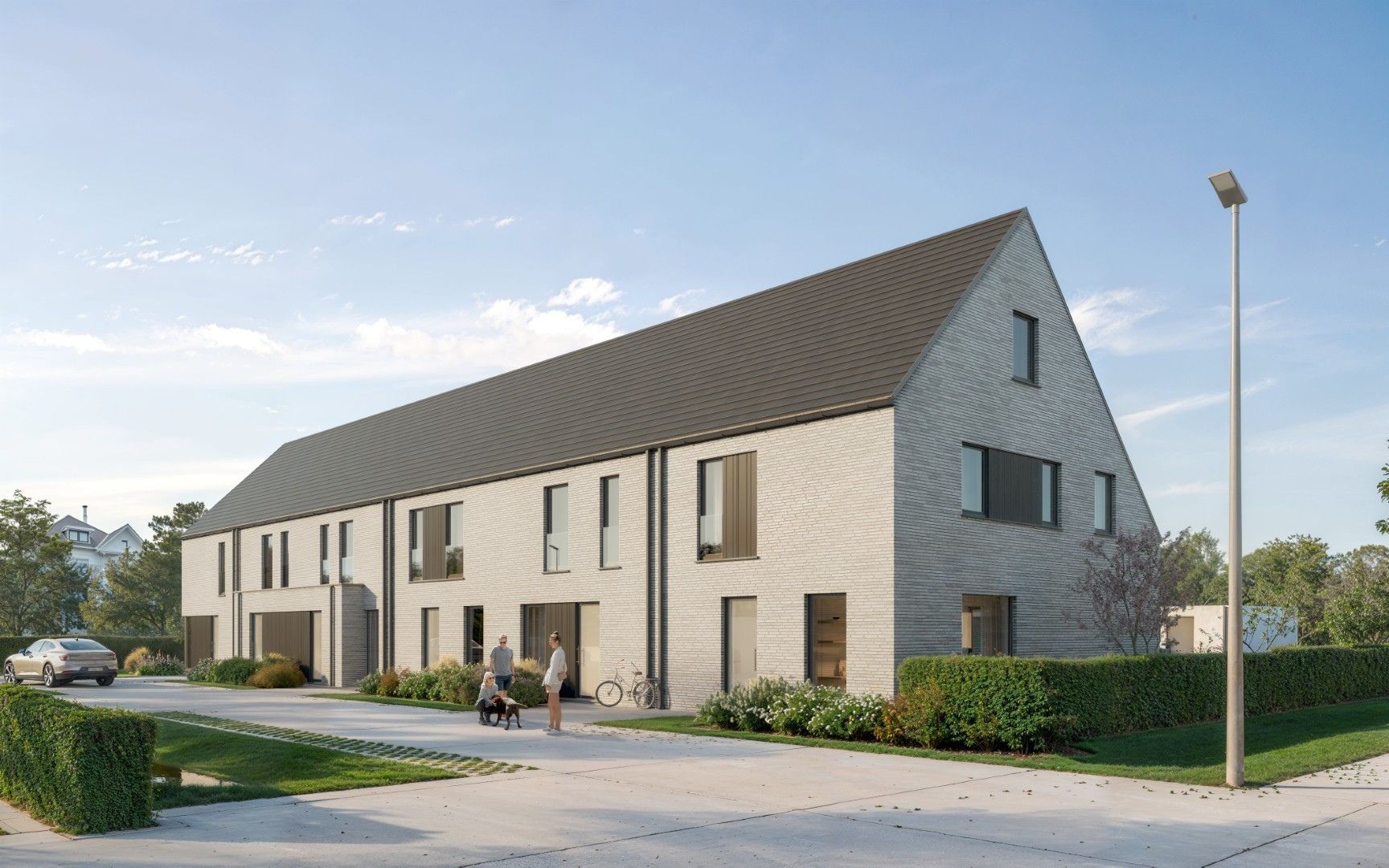 Prachtige halfopen nieuwbouw met zongerichte tuin & garage foto {{pictureIndex}}
