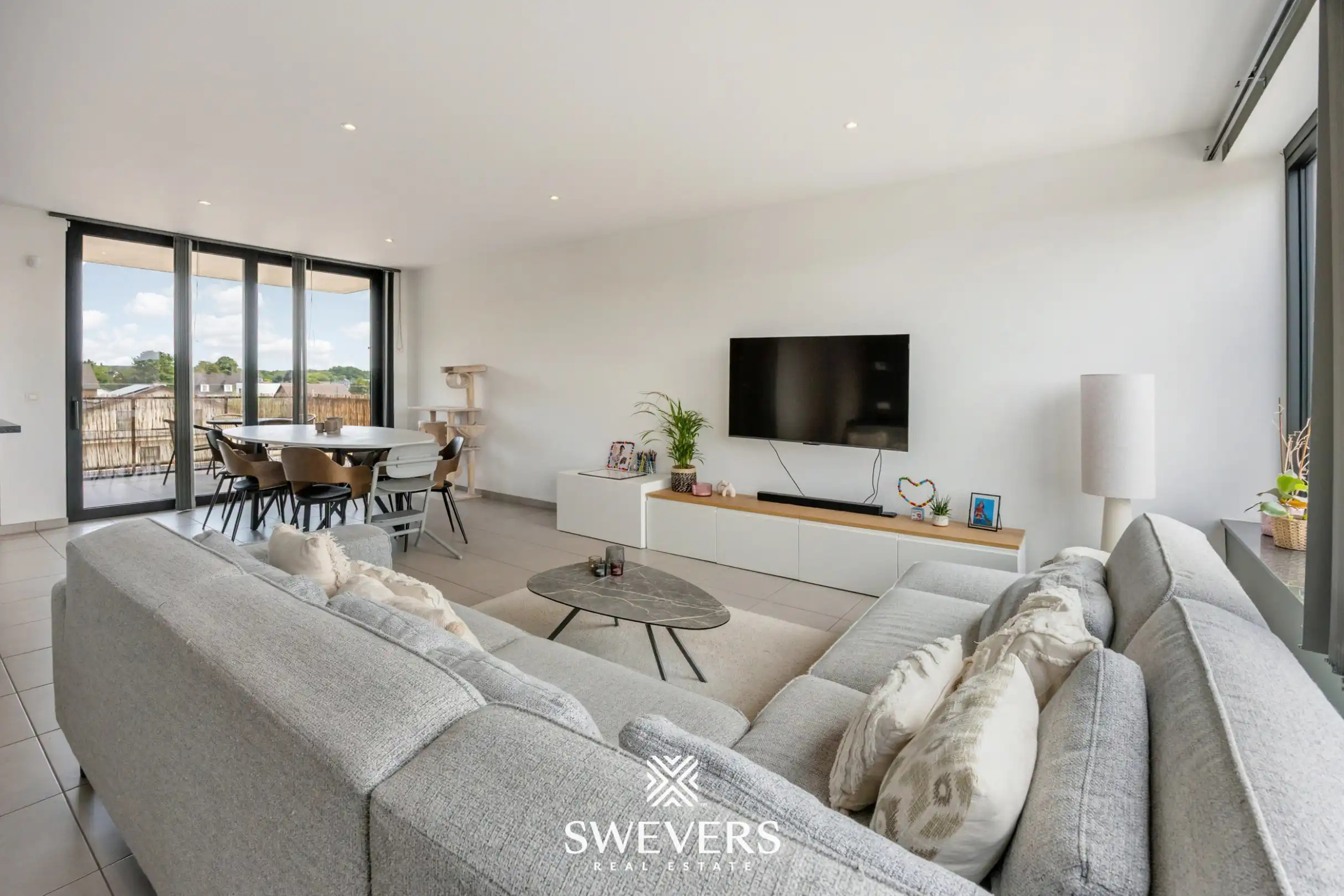 Modern appartement met 2 slaapkamers en 2 terrassen op een gunstige locatie in Houthalen foto 4
