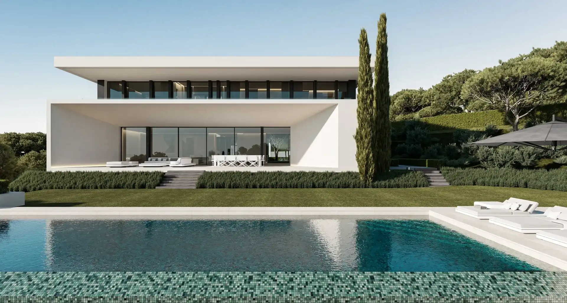 Een meesterwerk van elegantie en privacy: iconische luxe villa met verfijnde afwerking foto 5