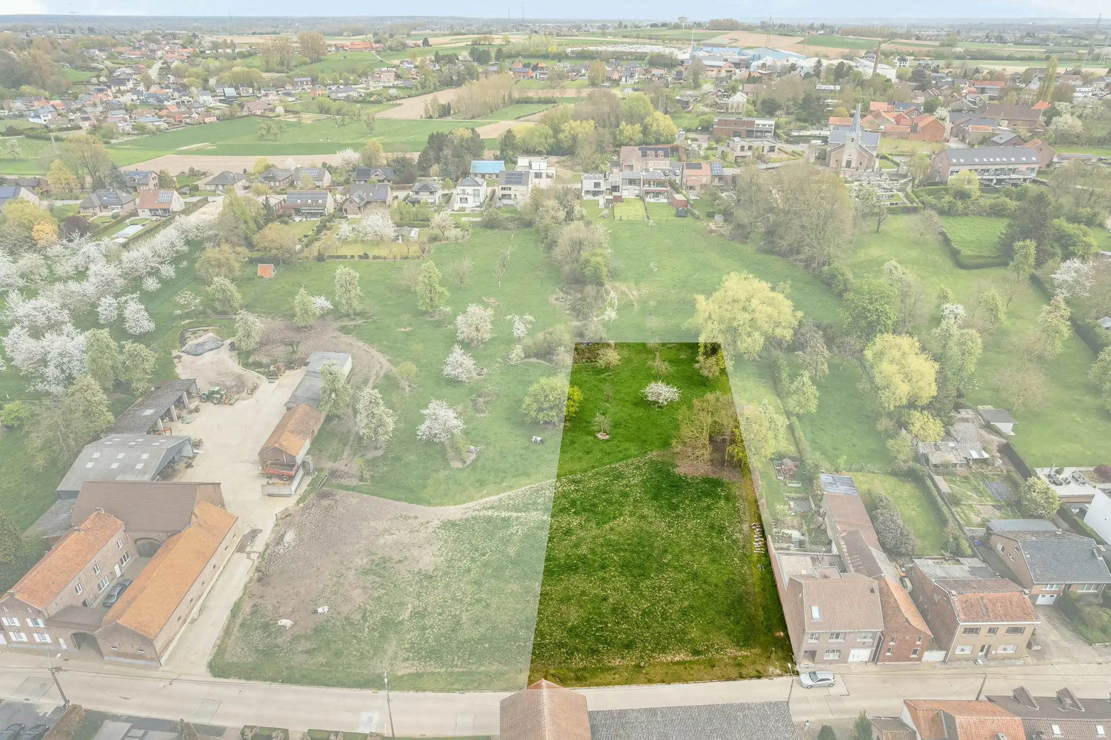 Riante bouwgrond 12a61ca te Kleine Spouwen foto 9