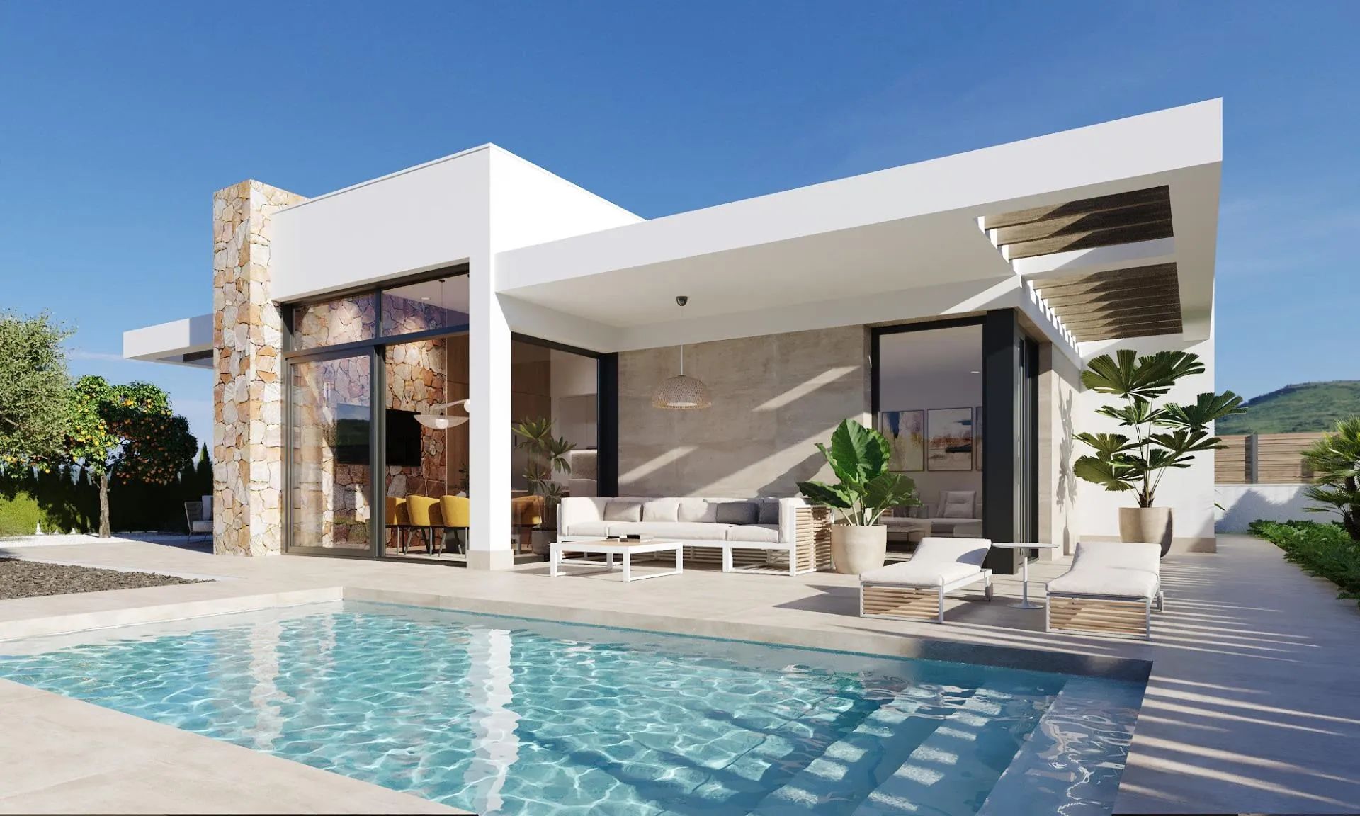 Wakker worden met uitzicht op de fairway – beleef het ultieme golfresortleven in uw eigen luxe villa aan de Costa Cálida foto {{pictureIndex}}
