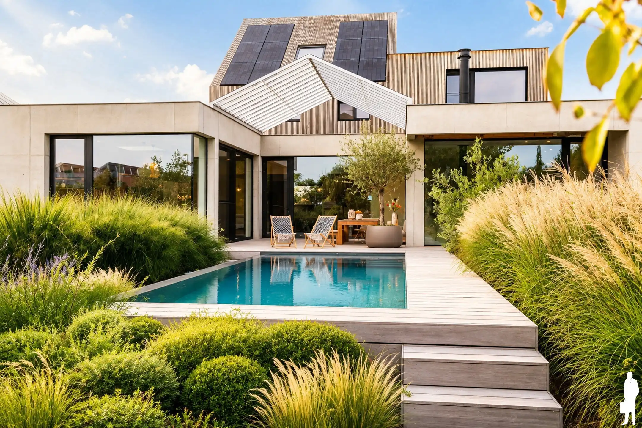 Unieke architectenvilla; af te werken - in groen - op 20 are foto 23