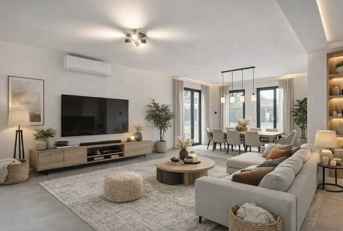 Nieuwe, energiezuinige open bebouwing in doodlopende straat. foto 19