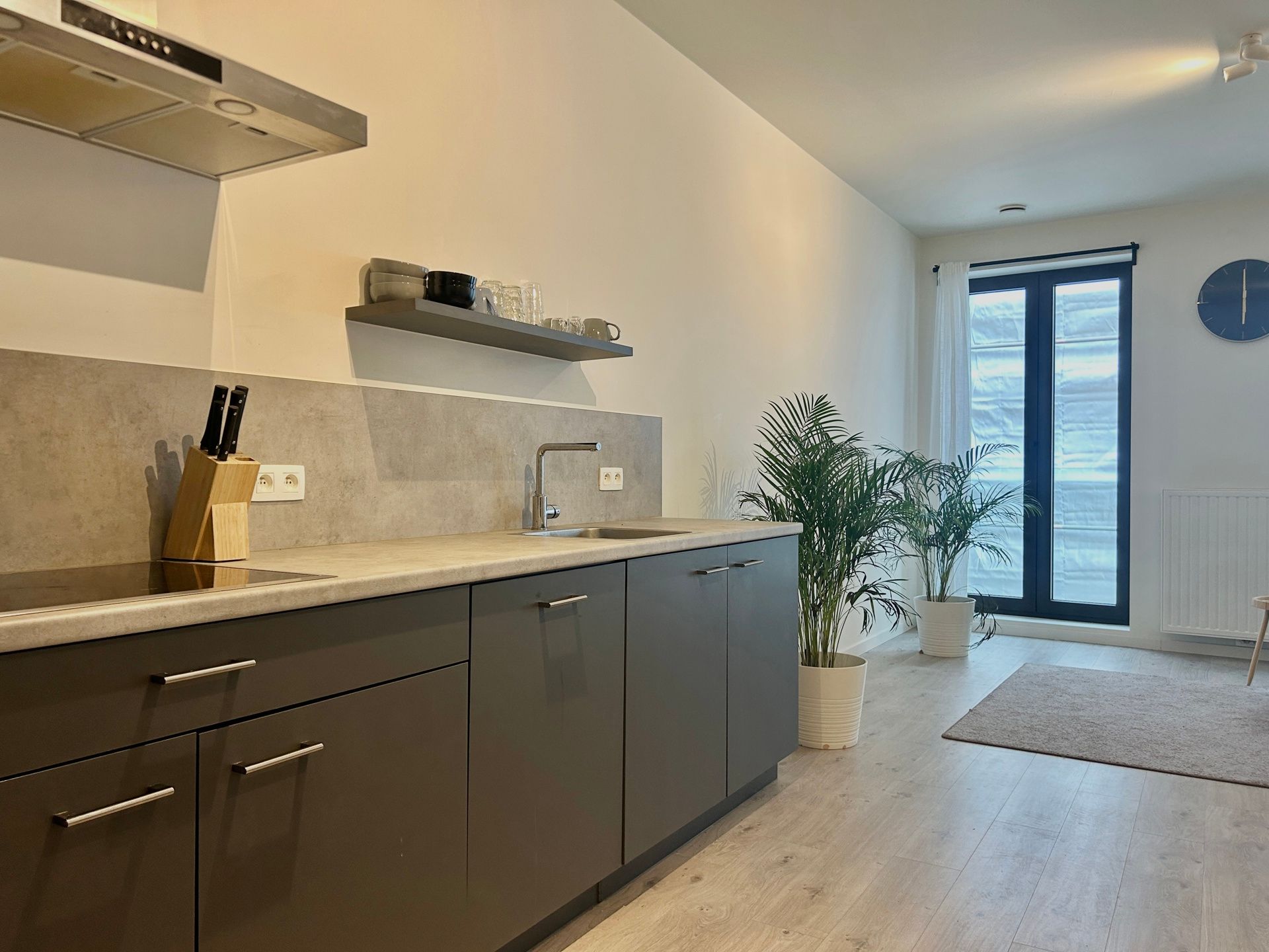 1-slpk-app. met terras in residentie Dams nabij de Meir foto 2