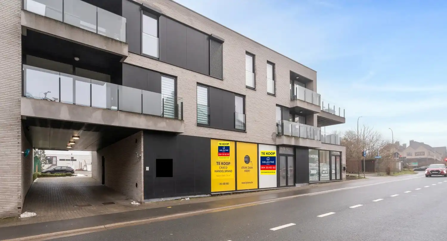 Nieuwbouw handelsruimte (123 m²) op toplocatie in centrum Halle foto 2