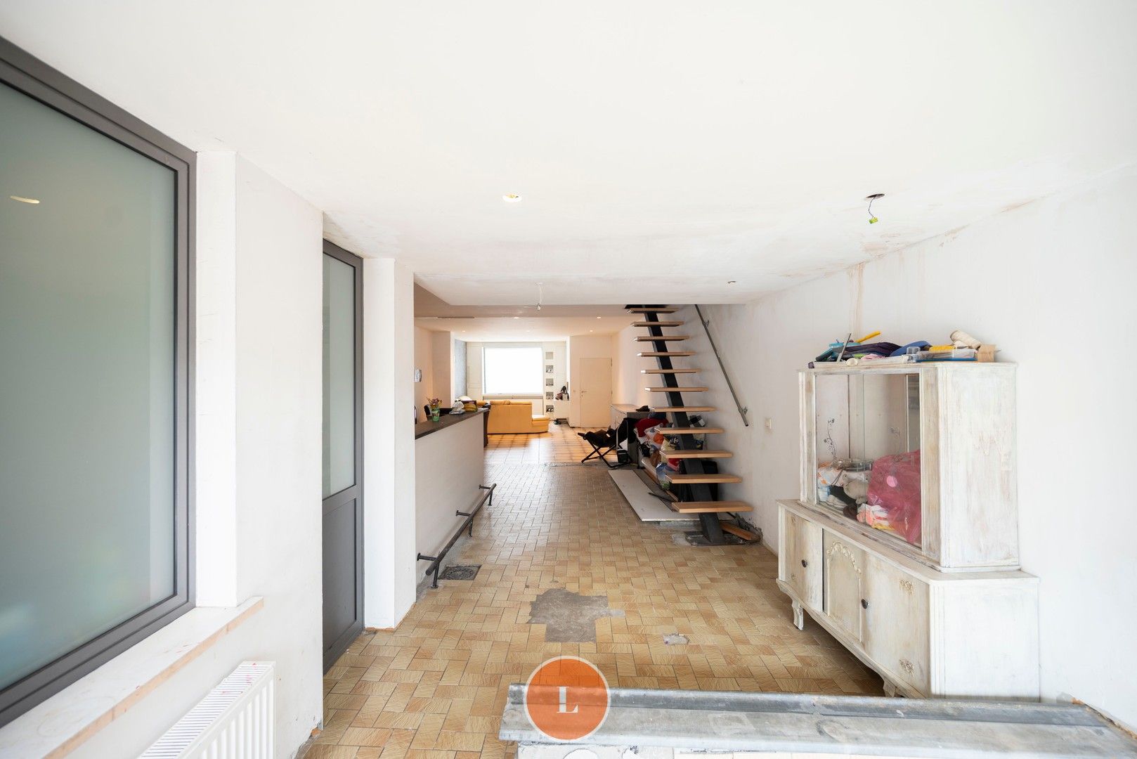 Te koop: verder af te werken woning met potentieel op rustige ligging nabij de Leie met tuin foto 8