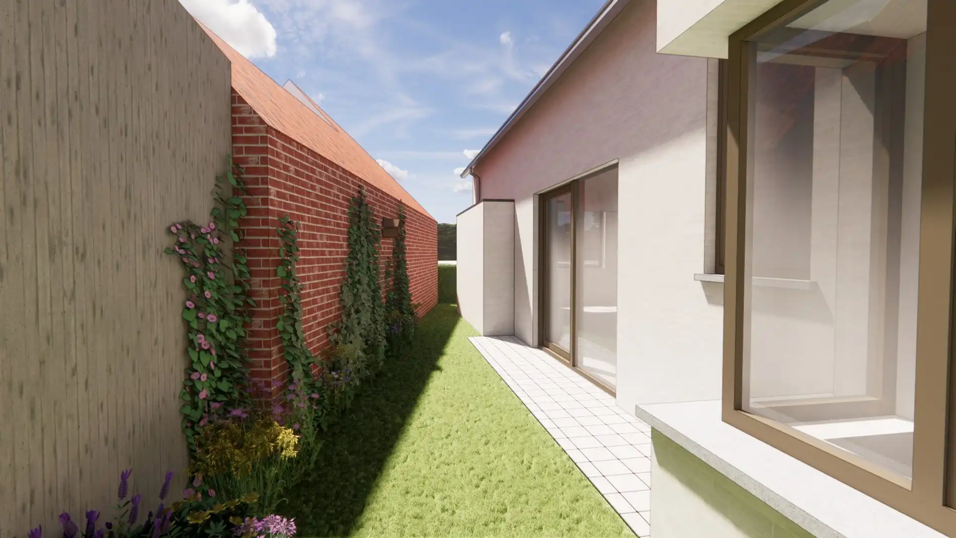 Bouwgrond van 403 m² mét vergund architecturaal woonproject in hartje Lauwe! foto 10