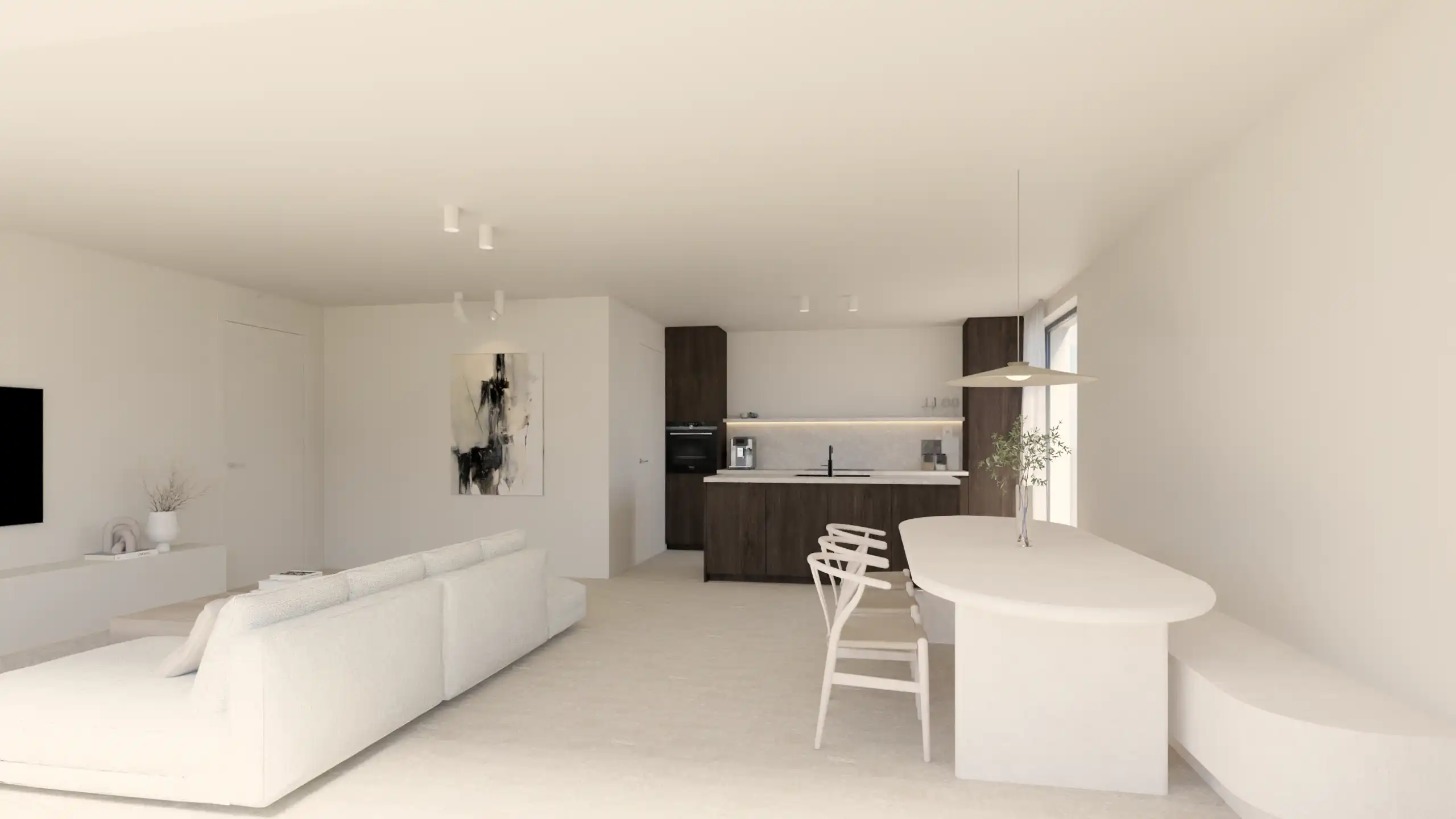 Luxe nieuwbouw 2 slpk met 2 terrassen incl autostaanplaats foto 4