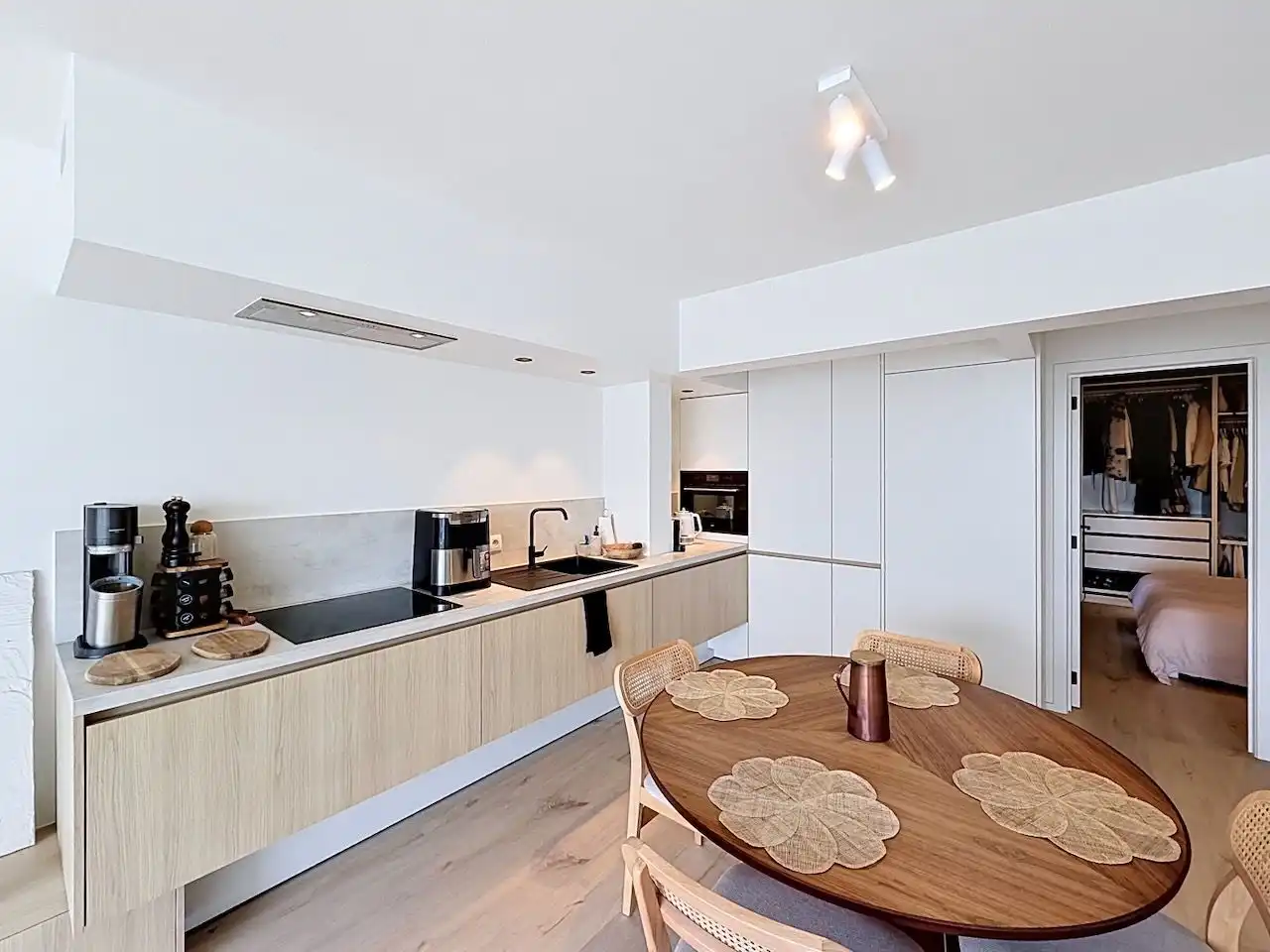 Compleet en smaakvol gerenoveerd één slaapkamer appartement met open zicht op de Graaf d'Ursellaan foto 8