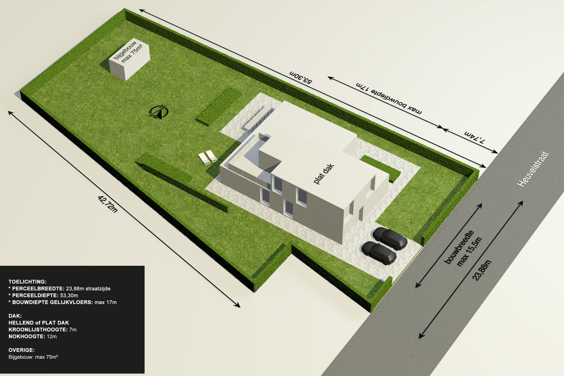 Bouwgrond van ca. 1.278 m² te koop in Hoogstraten foto 4