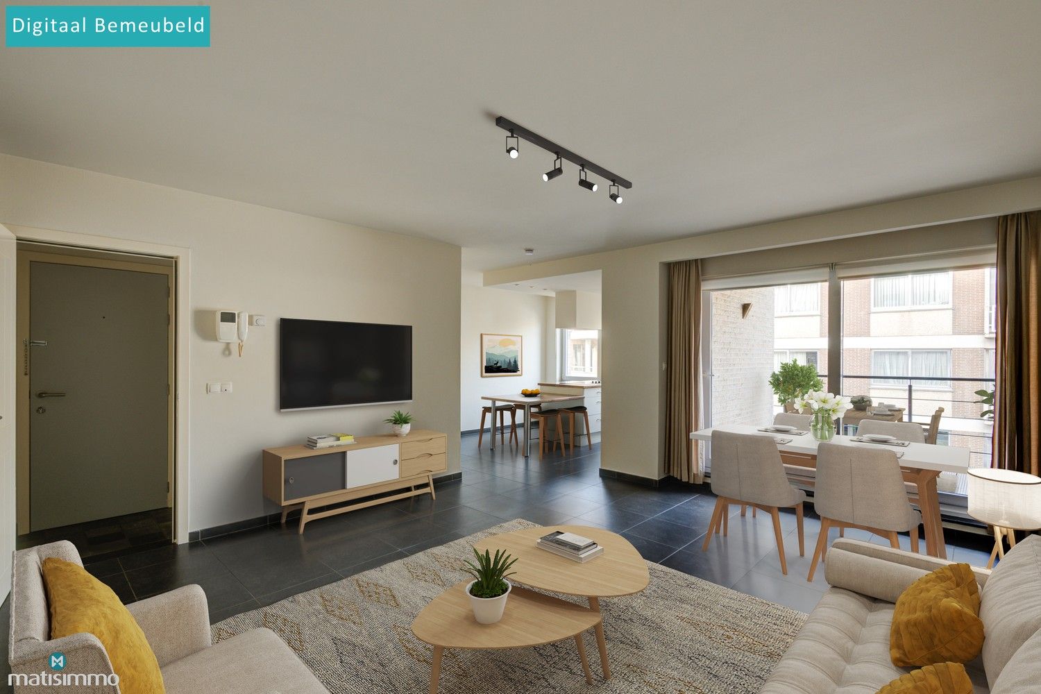 ENERGIEZUINIG EN INSTAPKLAAR APPARTEMENT MET 1 SLAAPKAMER EN LIFT IN HET CENTRUM VAN LANAKEN foto 3