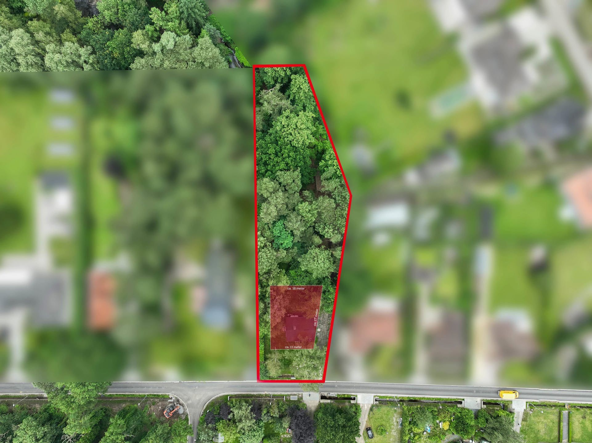 Prachtig stuk bouwgrond van 2.217 m2 foto {{pictureIndex}}