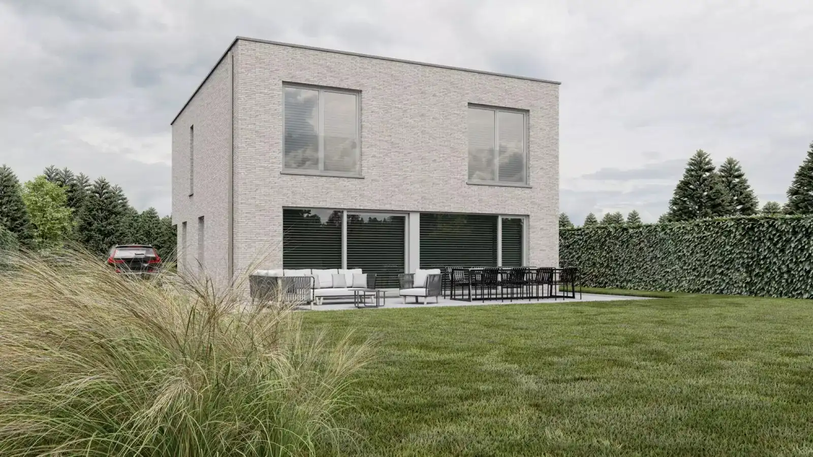 Nieuwbouwwoning, open bebouwing, 3 slpk, 14a 53ca, rustig gelegen te Kermt foto 3