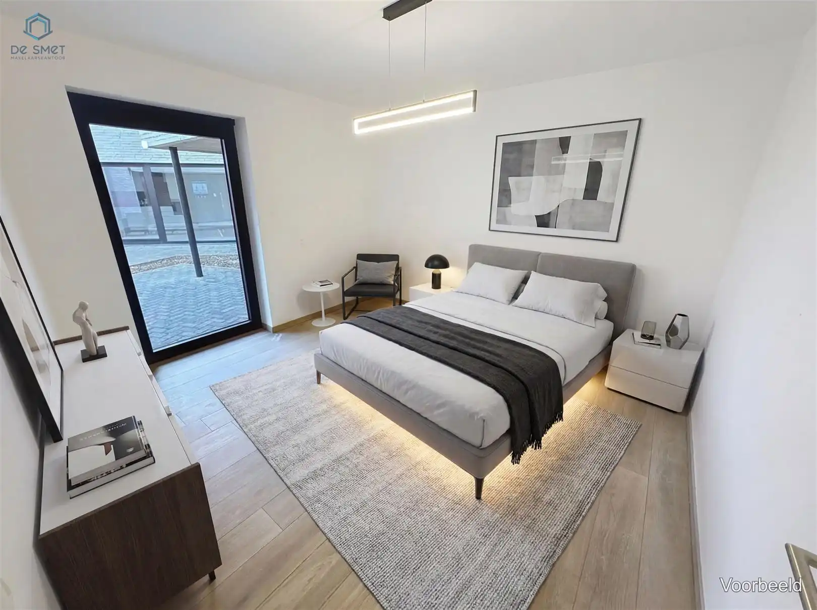 Modern gelijkvloers nieuwbouwappartement met 2 slaapkamers, terras & topafwerking centrum Zandbergen foto 12
