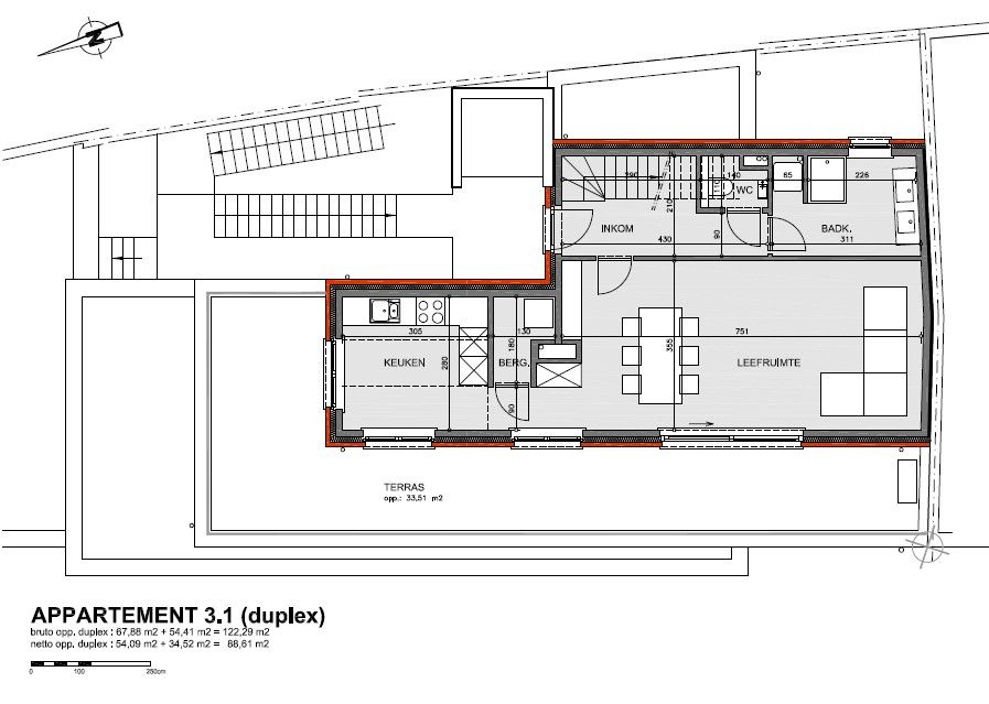 Exclusief, lichtrijk 3-slpk app. (122m²)+ terras (30m²) foto 5