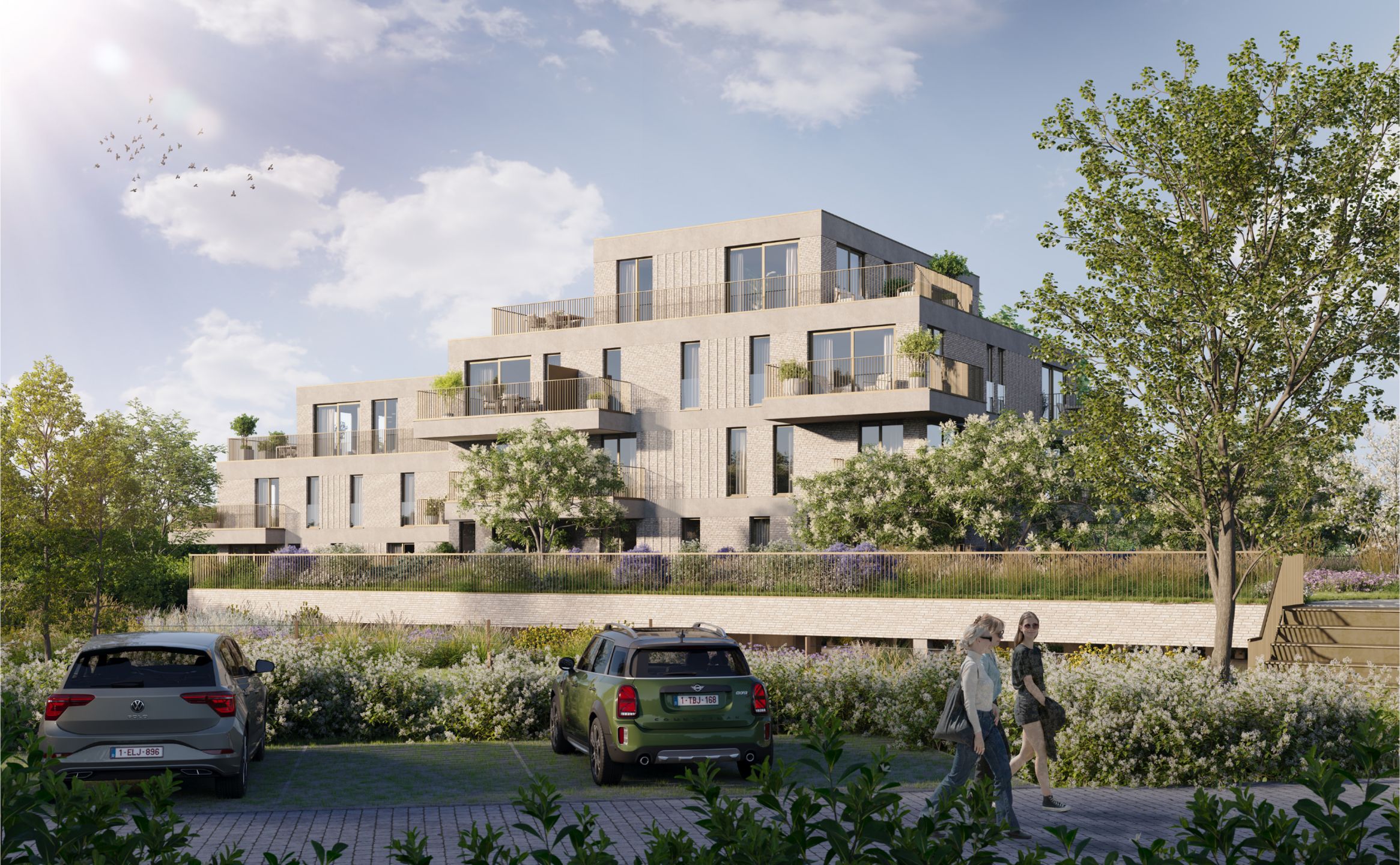 UNIEK, GROEN WOONPROJECT OP VOORMALIGE KBC SITE foto 4