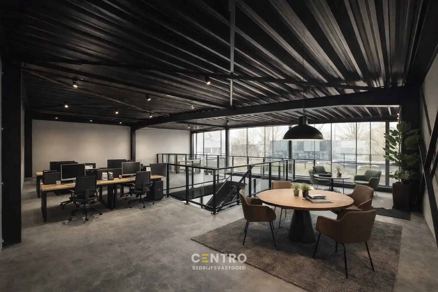 NB MAGAZIJN (99m2) met KANTOORRUIMTE / TOONZAAL (223m²) en verdieping (148,5m²). Private parkeergelegenheid voor de deur. Op industriezone "Herdersbrug" te 8000 Brugge. foto 8