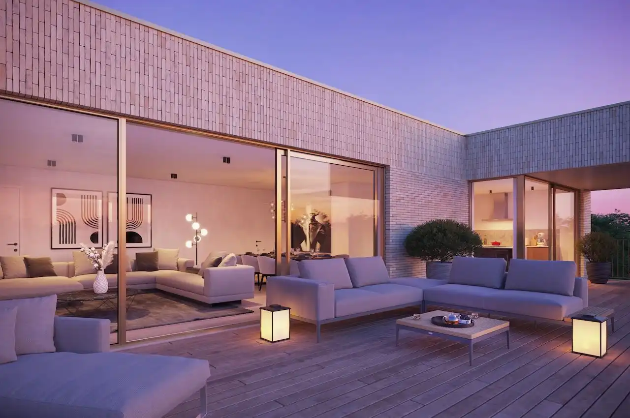 Nieuwbouw glv-app met 3 slk en ruim terras en tuin foto 6