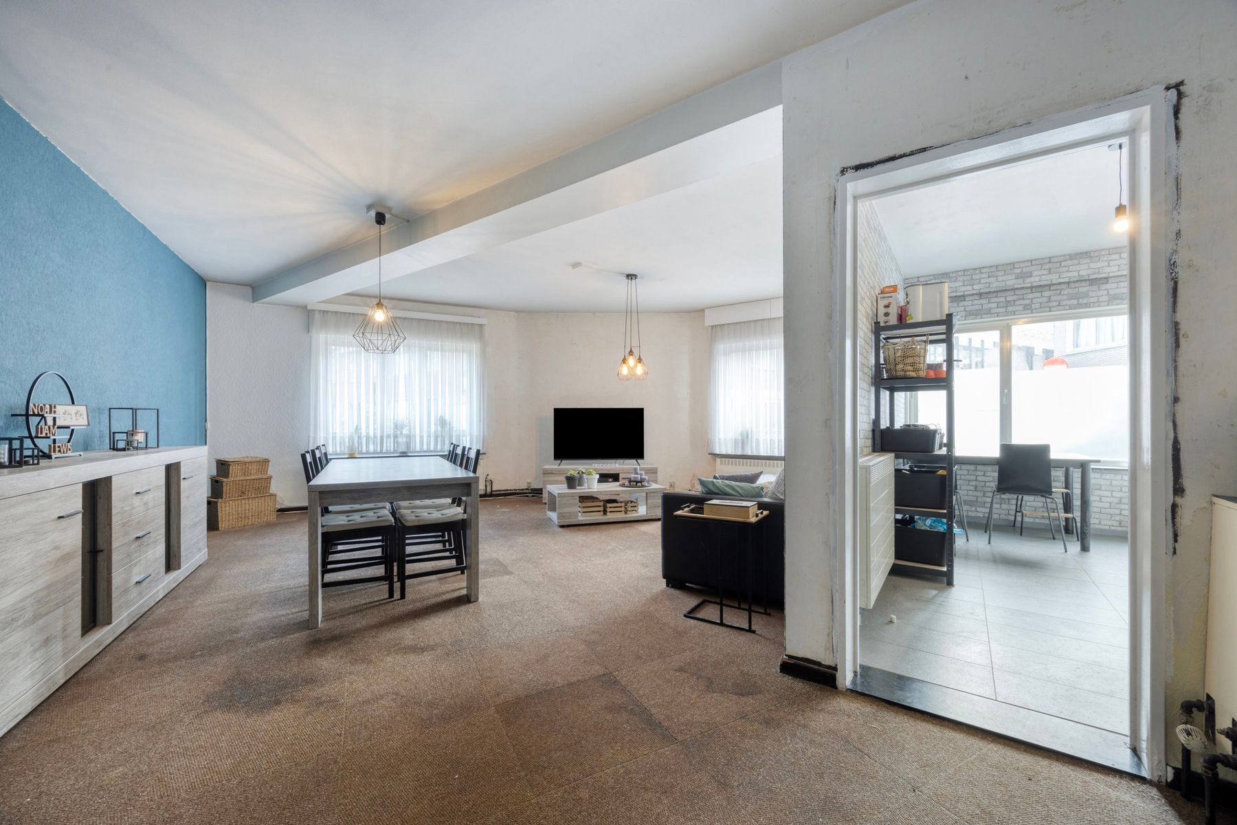 gelijkvloersappartement met twee slaapkamers foto 2