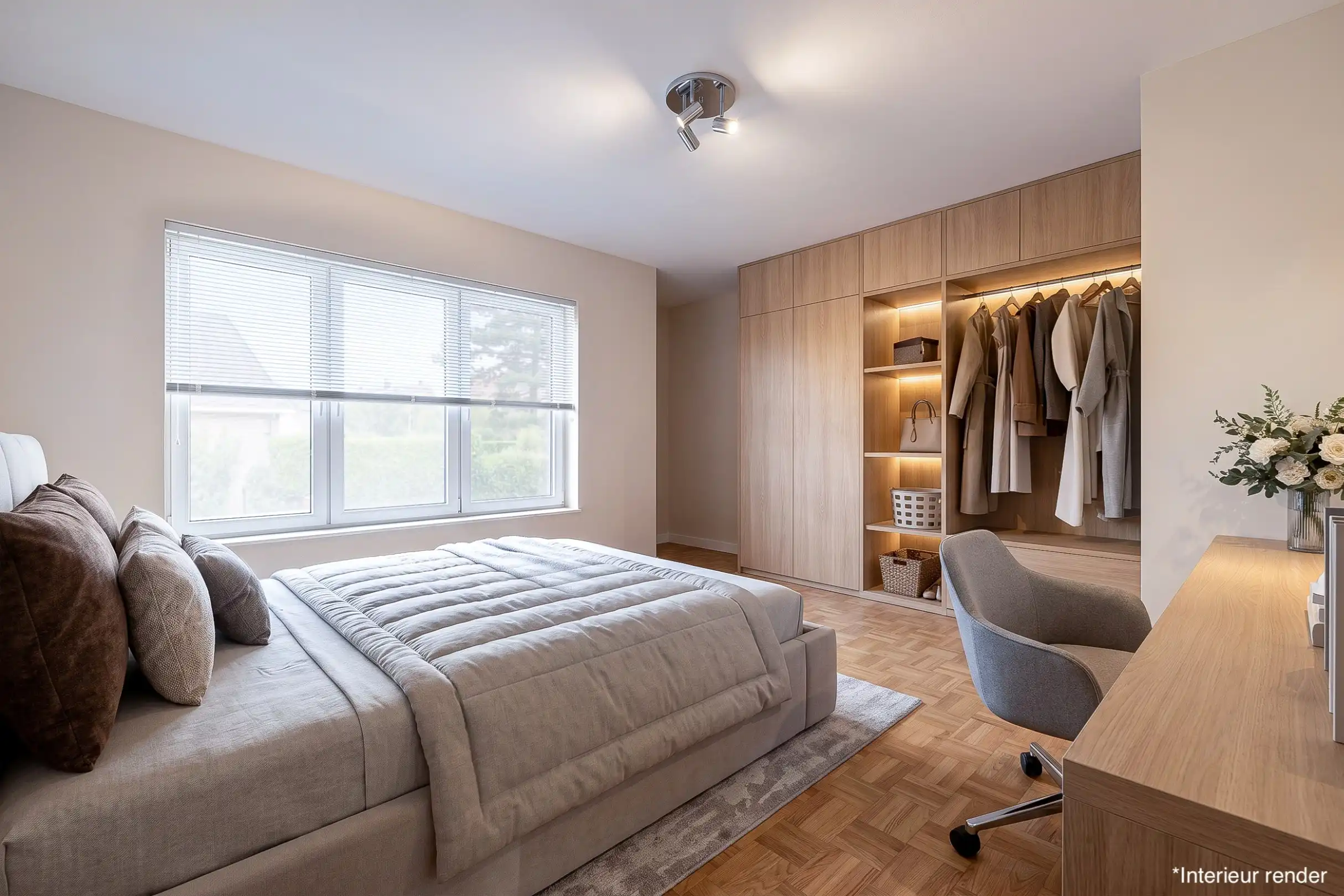 Appartement met 2 slaapkamers, terras en garagebox nabij centrum Beringen foto 13