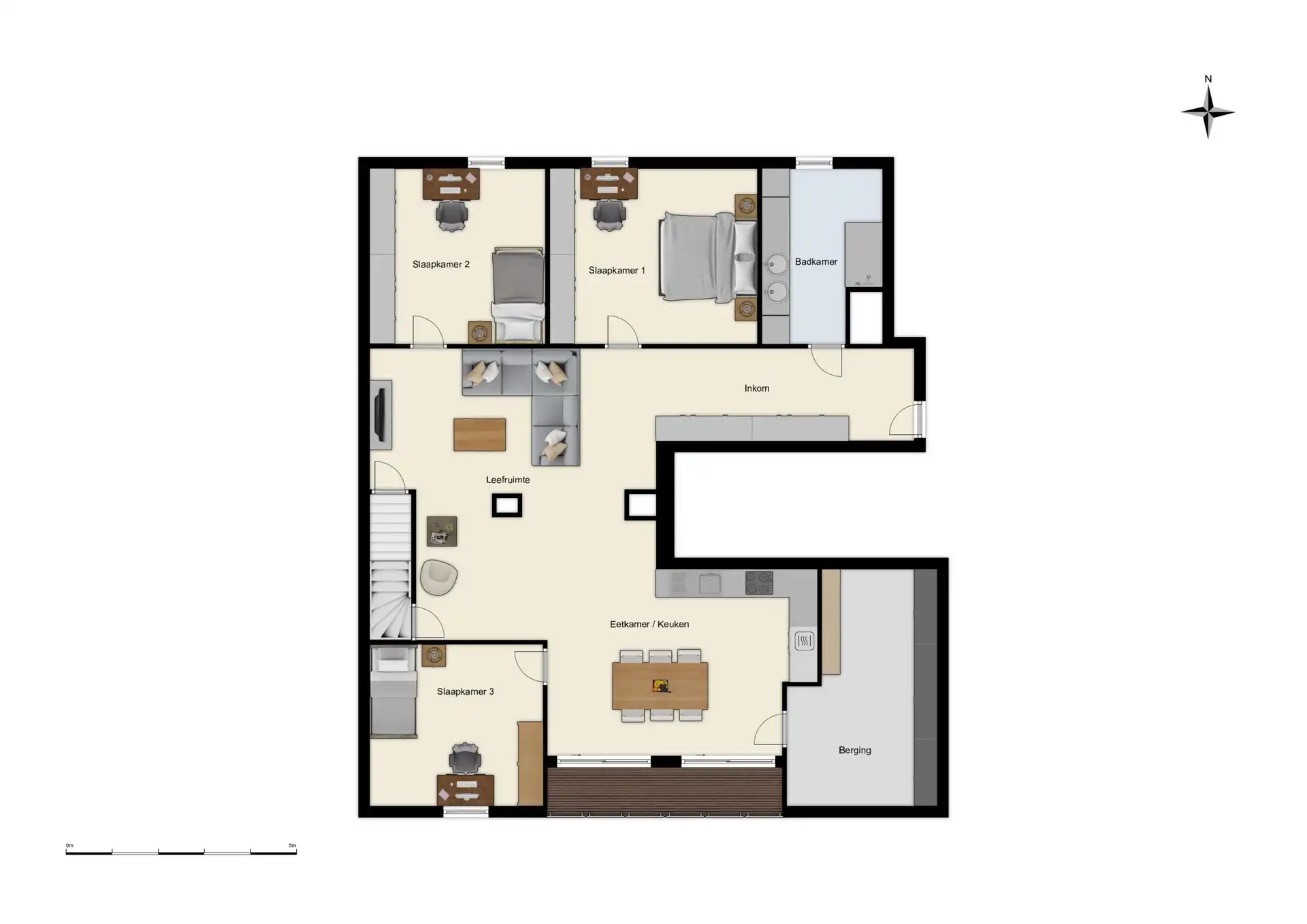 Uitzonderlijk ruim duplex appartement met loft allures in het hartje Sint-Niklaas (220m²) foto 27