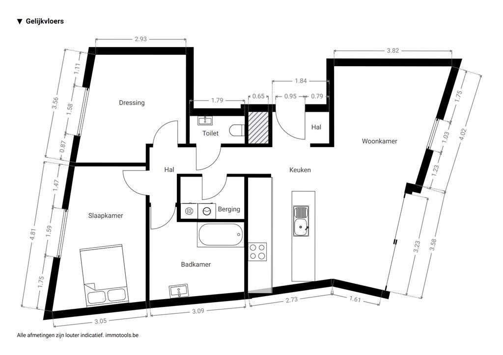 Energiezuinig gelijkvloersappartement met zonnige tuin foto 16