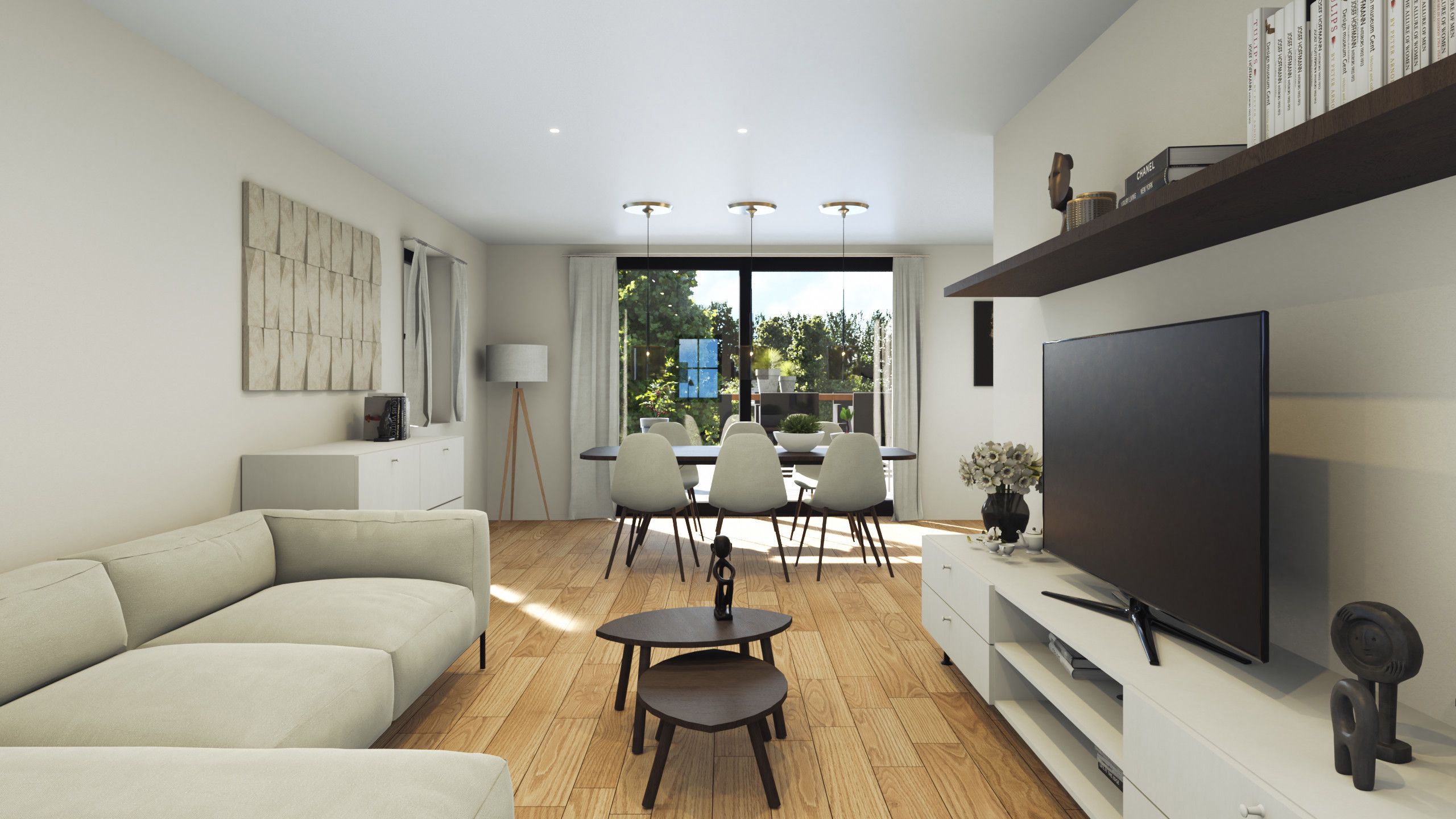 Duplex appartement met 2-slpks, inpandige garage en terras! foto 3