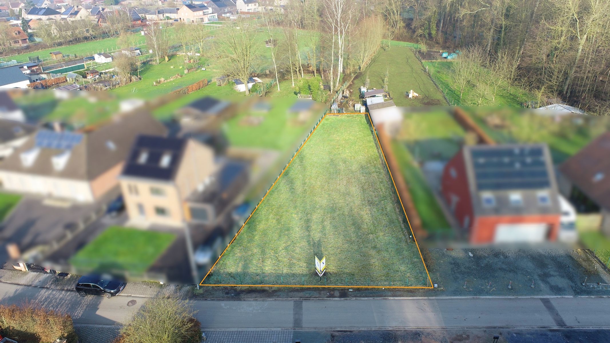 Bouwperceel met 4 gevels in een doodlopende straat! foto 2