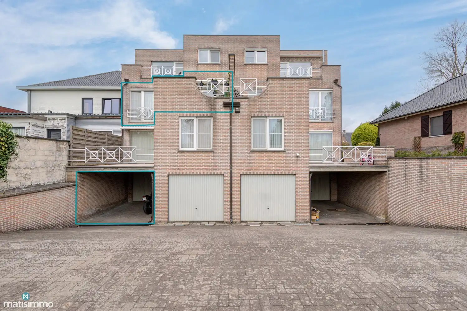 GOED ONDERHOUDEN APPARTEMENT MET GARAGE, KELDER EN RUIM ZUIDWESTGEORIËNTEERD TERRAS IN BILZEN foto 20