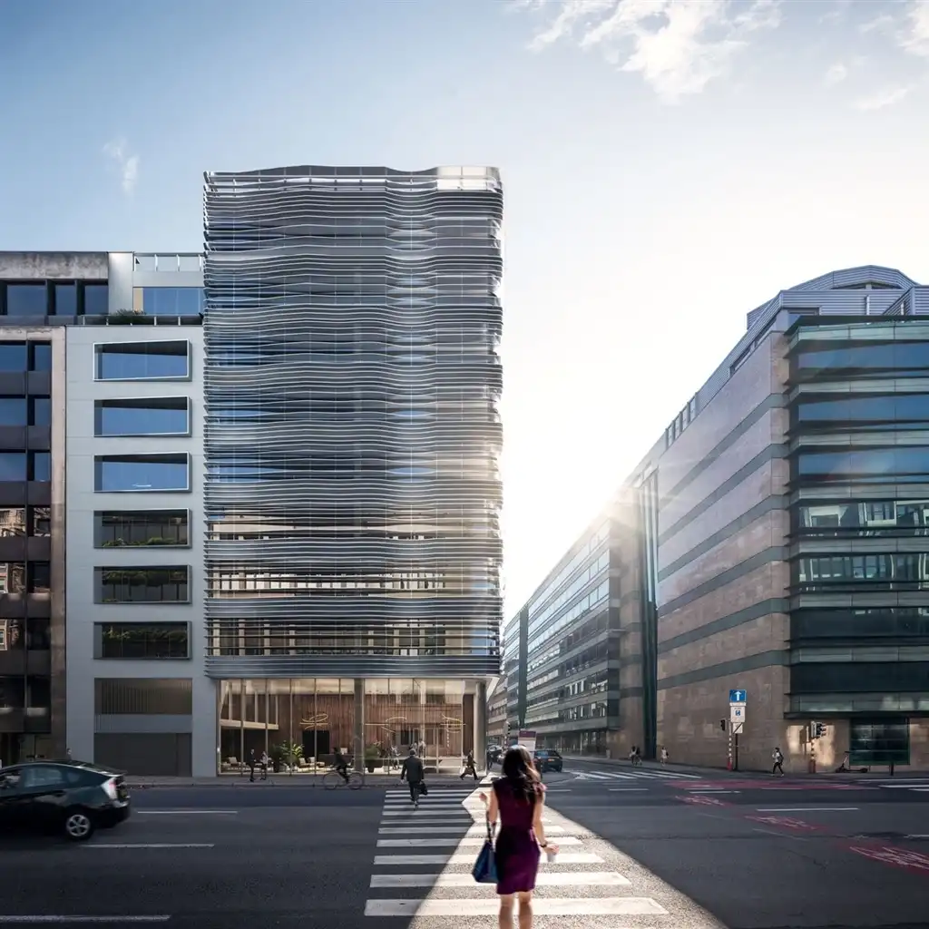 BELNINE: nieuwe kantoren 684m² te huur foto 2