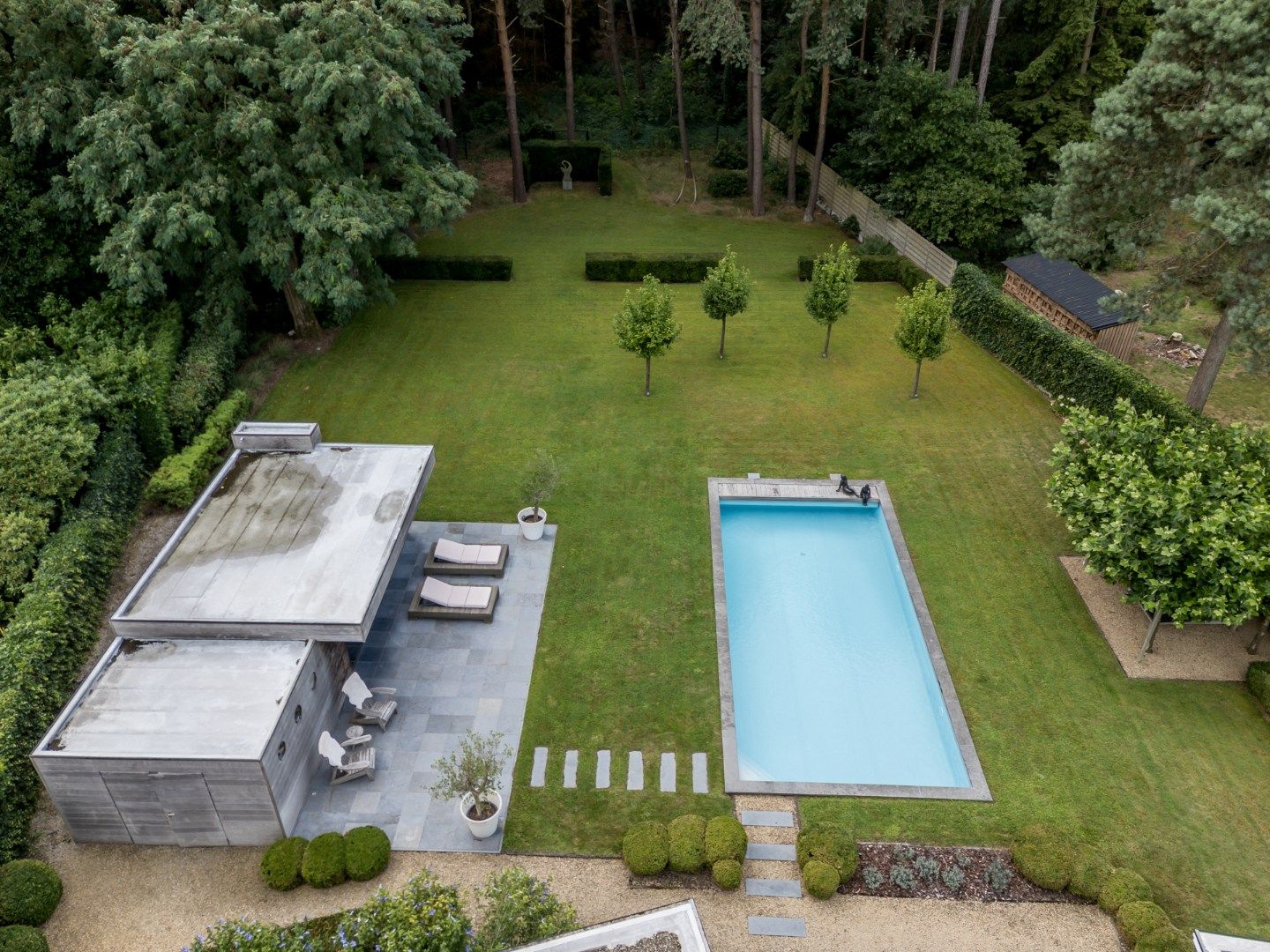 Prachtig gelegen villa met zwembad op 33 are tegen de Keiheuvel ! foto 43