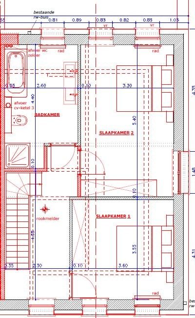 Vernieuwbouw met garage en tuin met open landelijk zicht.  foto 16