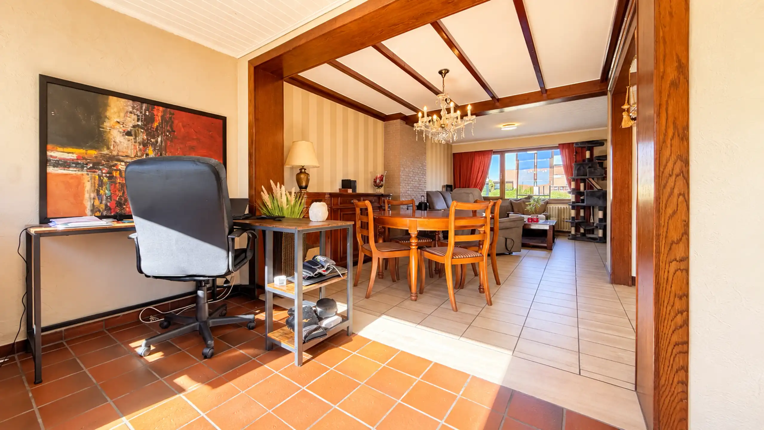 Goed onderhouden woning met 3slpk + garage in Heusden! foto 7