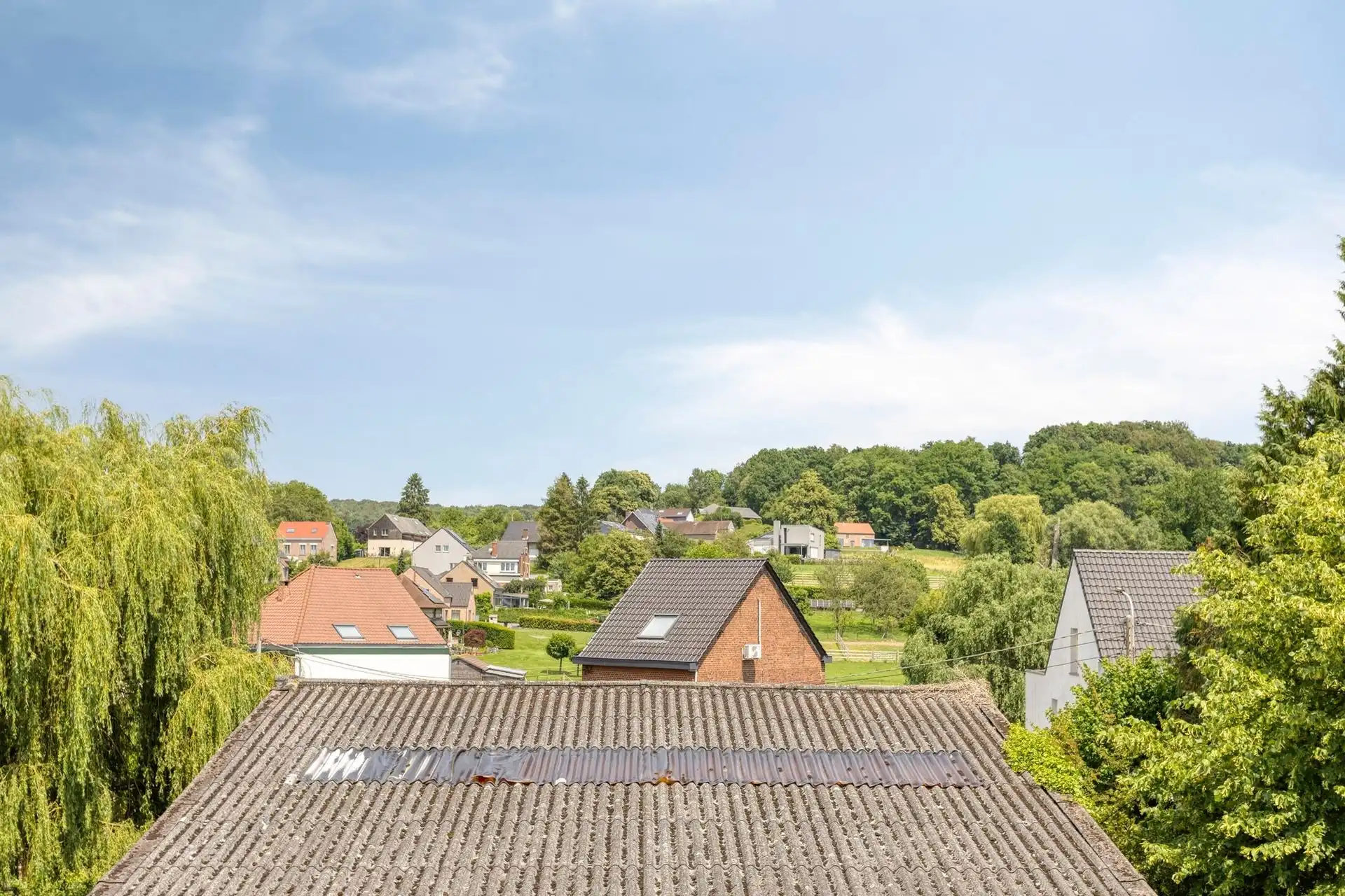 CENTRUM DWORP : groot atelier (+/-220m²) + woning op een perceel van 10are   foto 25