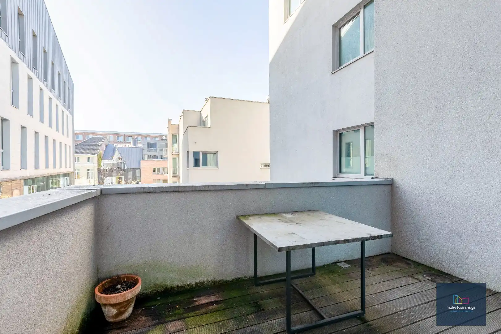 Luxueus duplex appartement   te Kouterhof met 2 slaapkamers , terras en  garageplaats foto 14