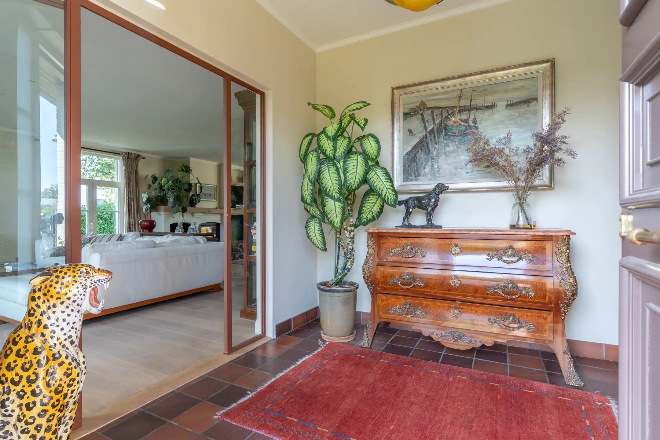 Stijlvolle gelijkvloersvilla met 3 slp op  1.443 m² (ZW) foto 3