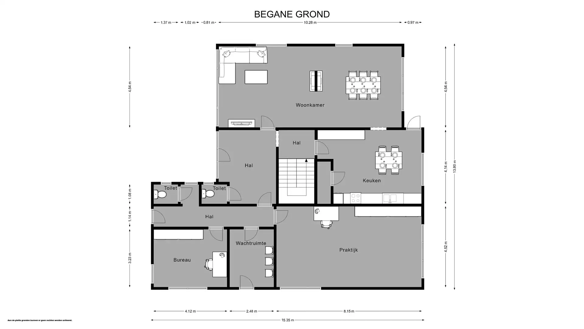 Riante woning met 4 slaapkamers , tuin en praktijk foto 59
