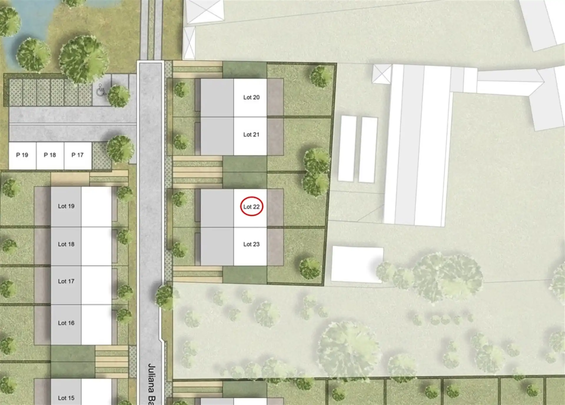 Perceel bouwgrond voor halfopen bebouwing in nieuw woonproject De Klingerie (280m²) foto 2
