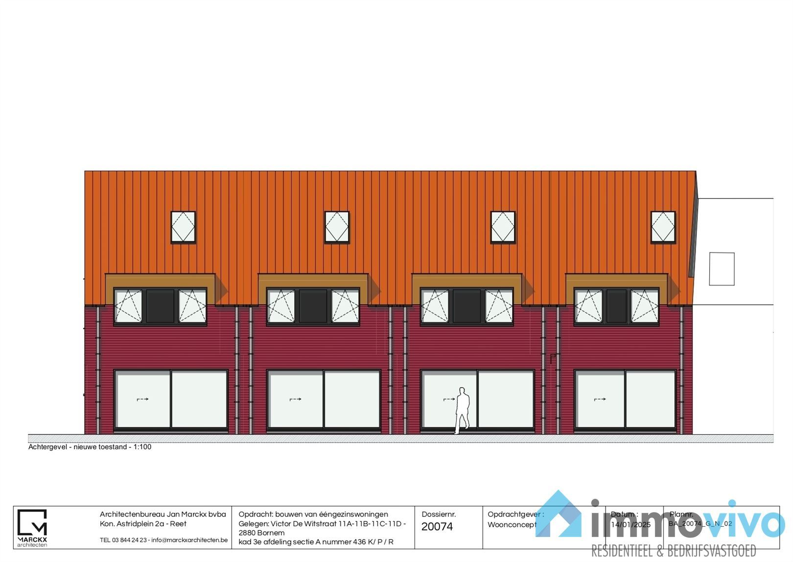 Nieuwbouw casco woning met 4 slpk's en tuin foto 2