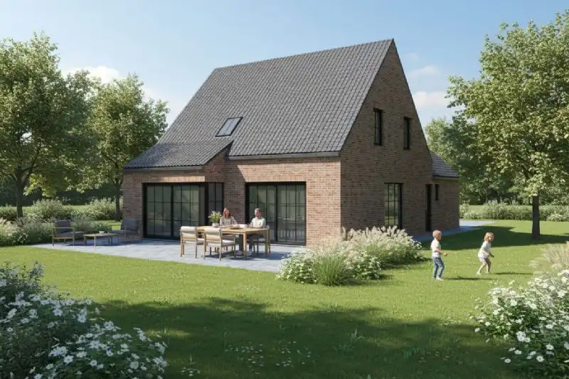 Nieuw te bouwen alleenstaande woning te Dendermonde. foto 2