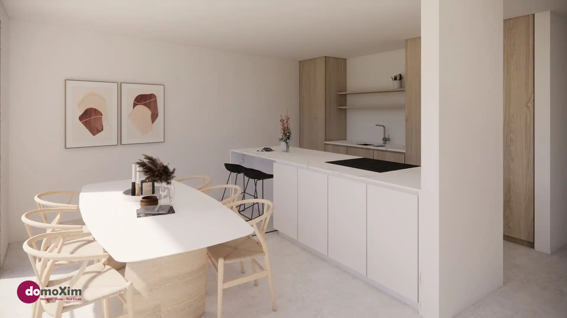 Élégant appartement 1 chambre avec bureau/pièce polyvalente et terrasse foto 11