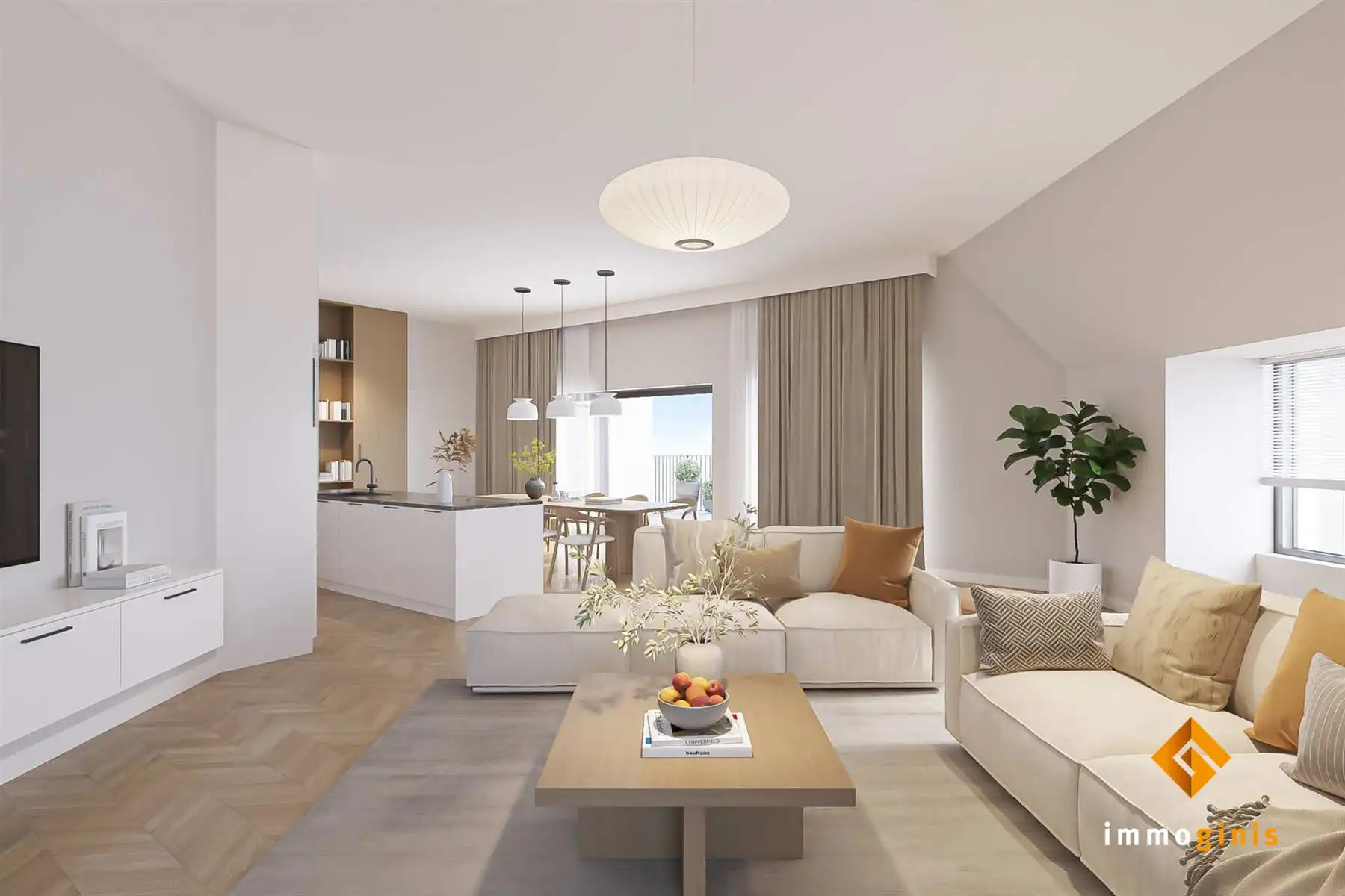 PENTHOUSE (derde verdieping) met 3 slaapkamers en terras van 32,57m²!  foto 8