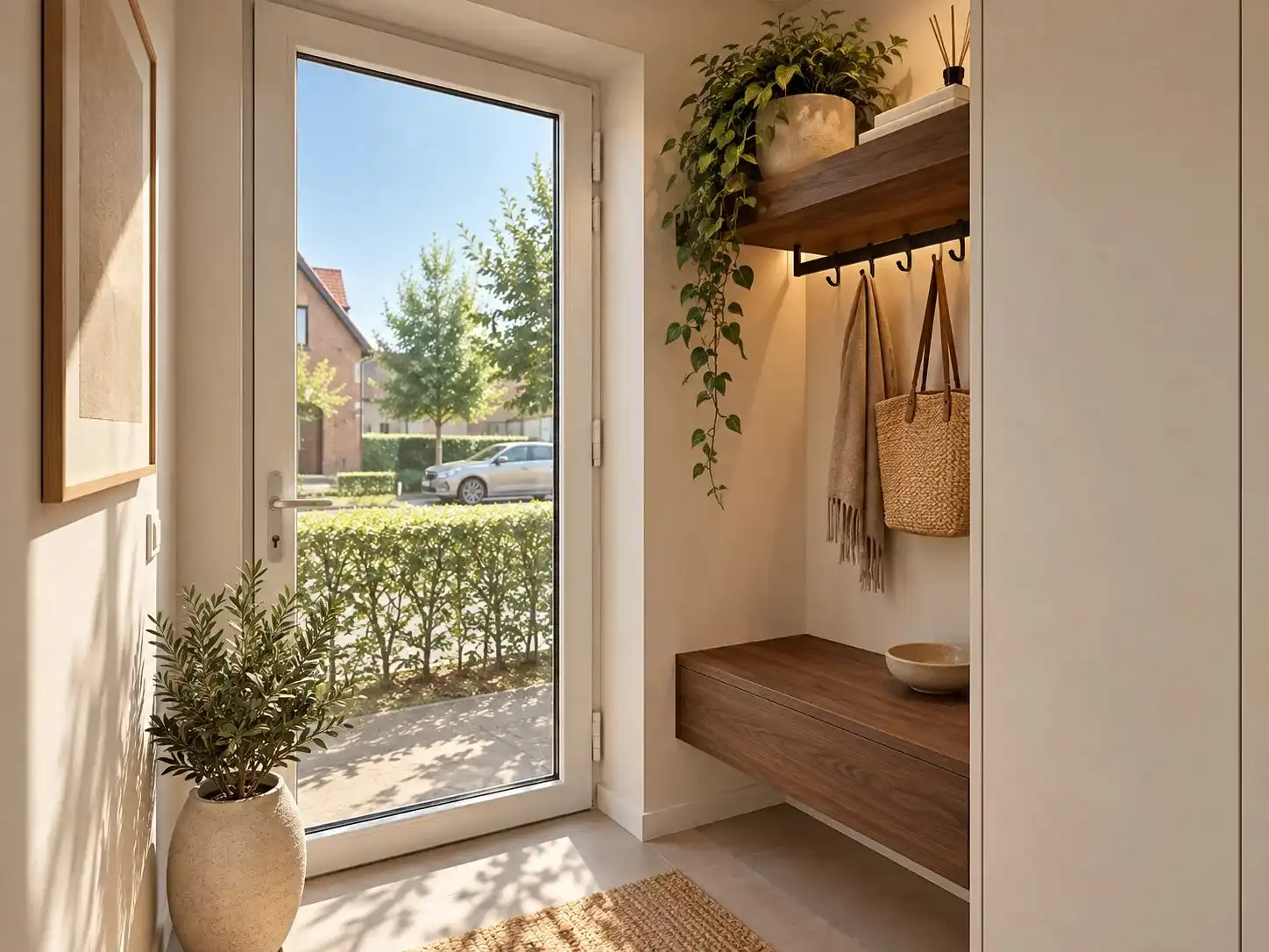 Luxueus en modern afgewerkt gelijkvloers appartement met tuin en 1 slaapkamer. foto 17